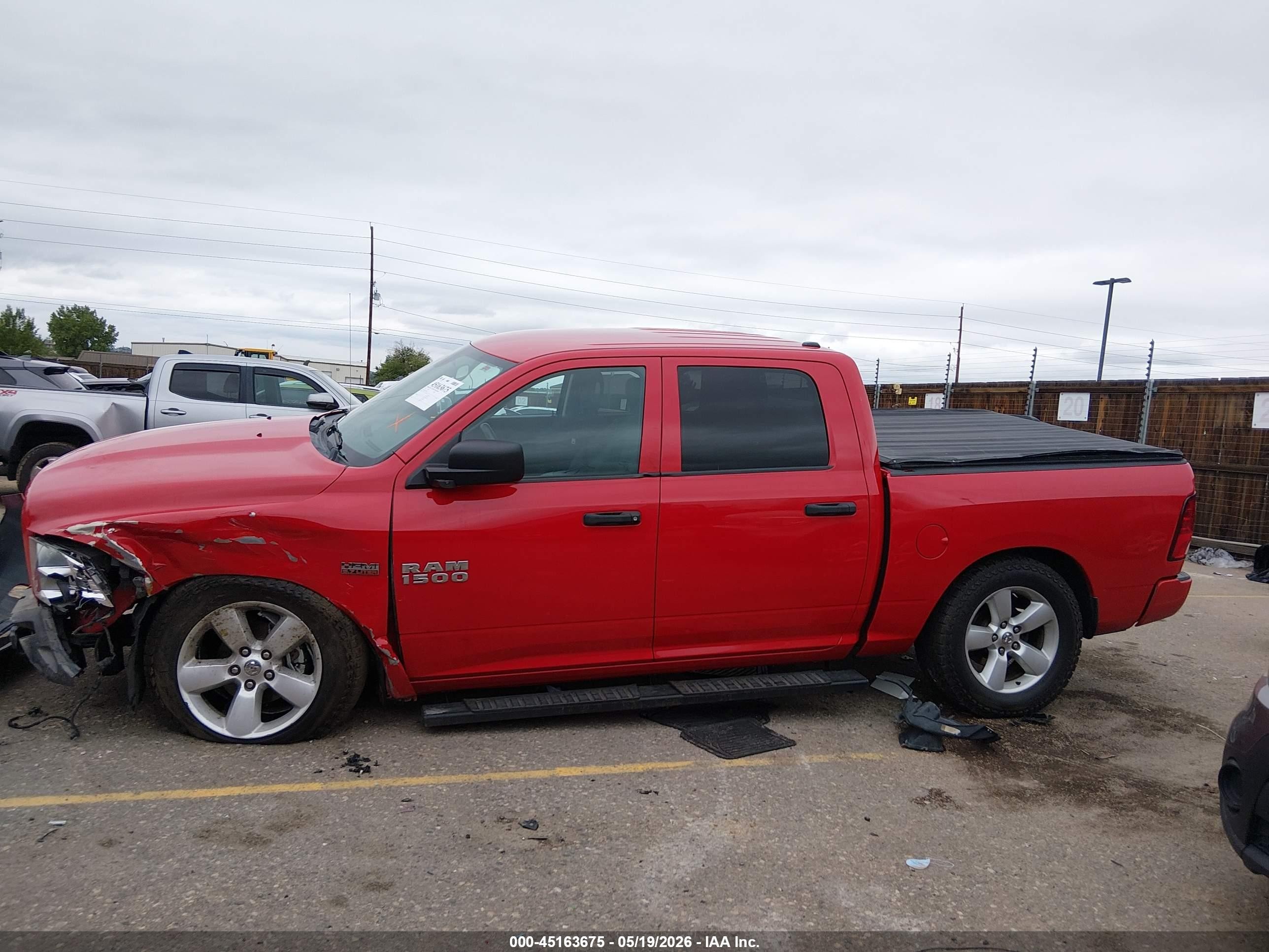 2014 Ram 1500 Express Red vin: 1C6RR7KT7ES374122