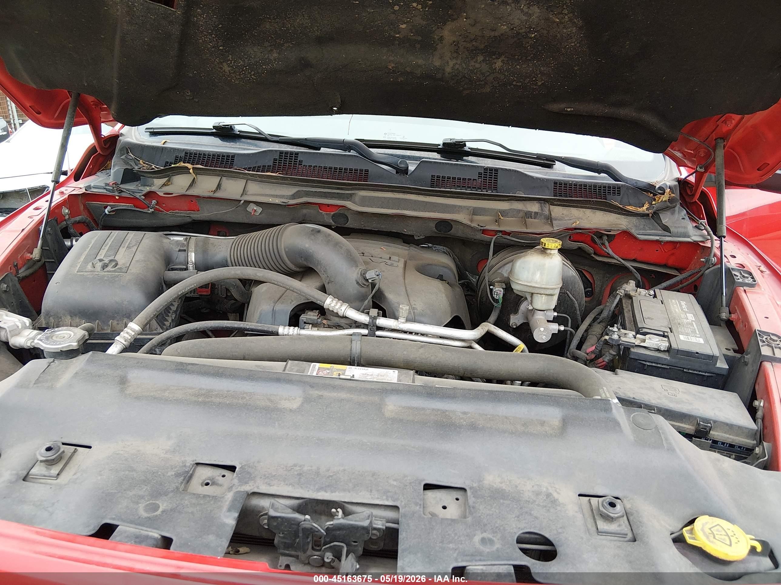 2014 Ram 1500 Express Red vin: 1C6RR7KT7ES374122