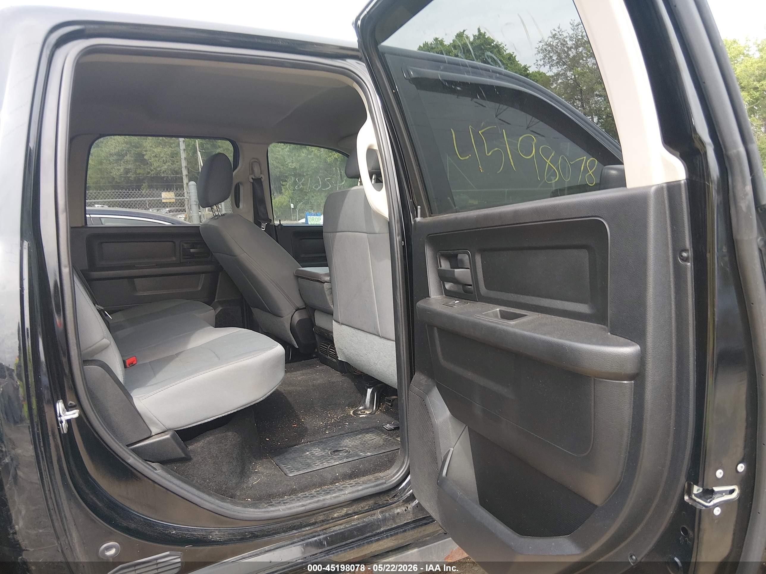 2014 Ram 1500 Express Black vin: 1C6RR7KT7ES426185