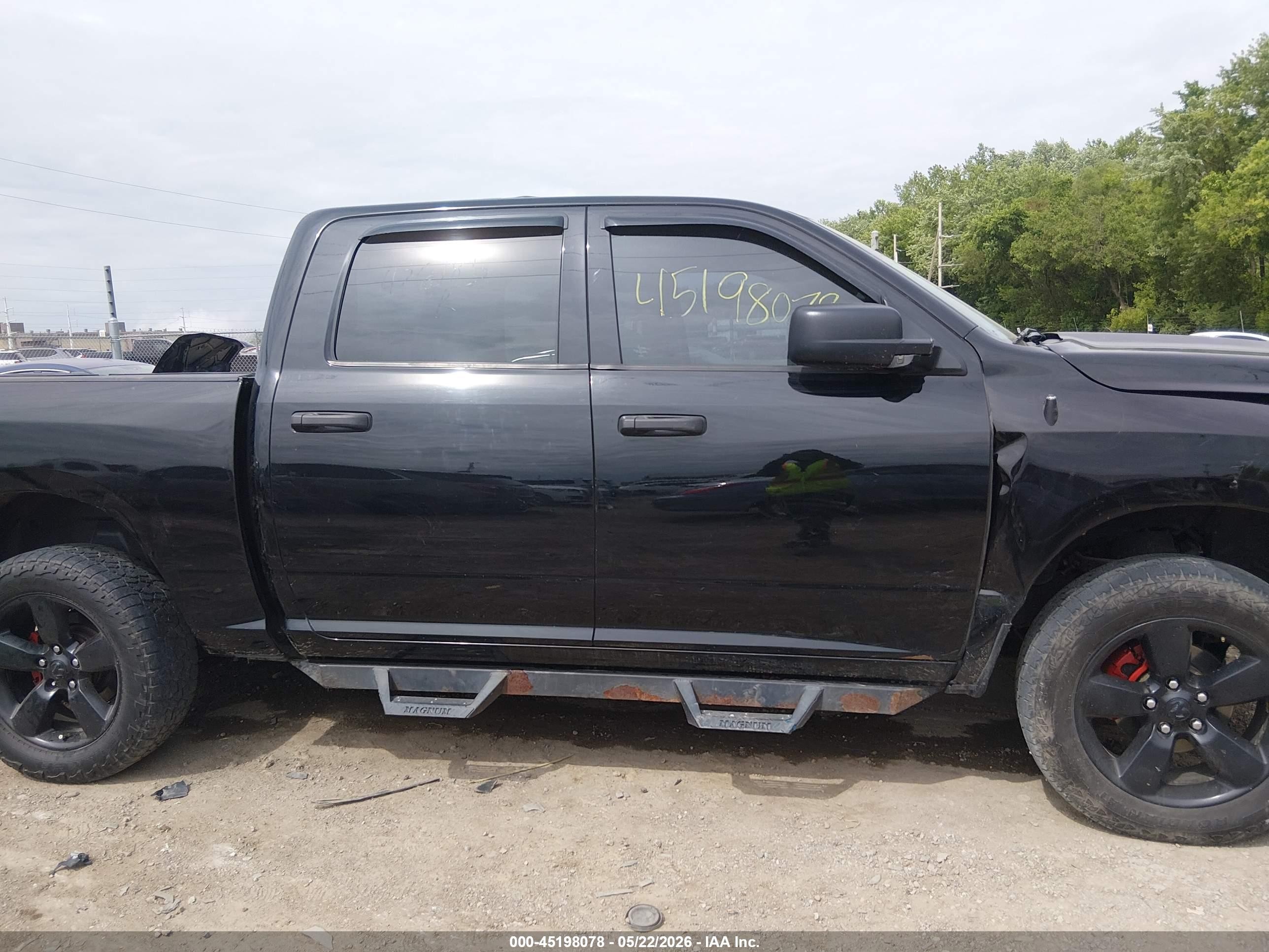 2014 Ram 1500 Express Black vin: 1C6RR7KT7ES426185