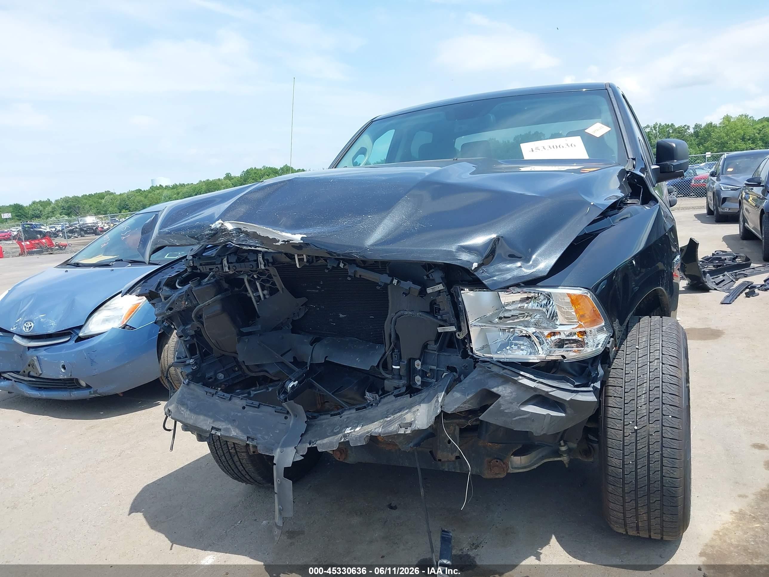 2015 Ram 1500 Express Black vin: 1C6RR7KT7FS648646