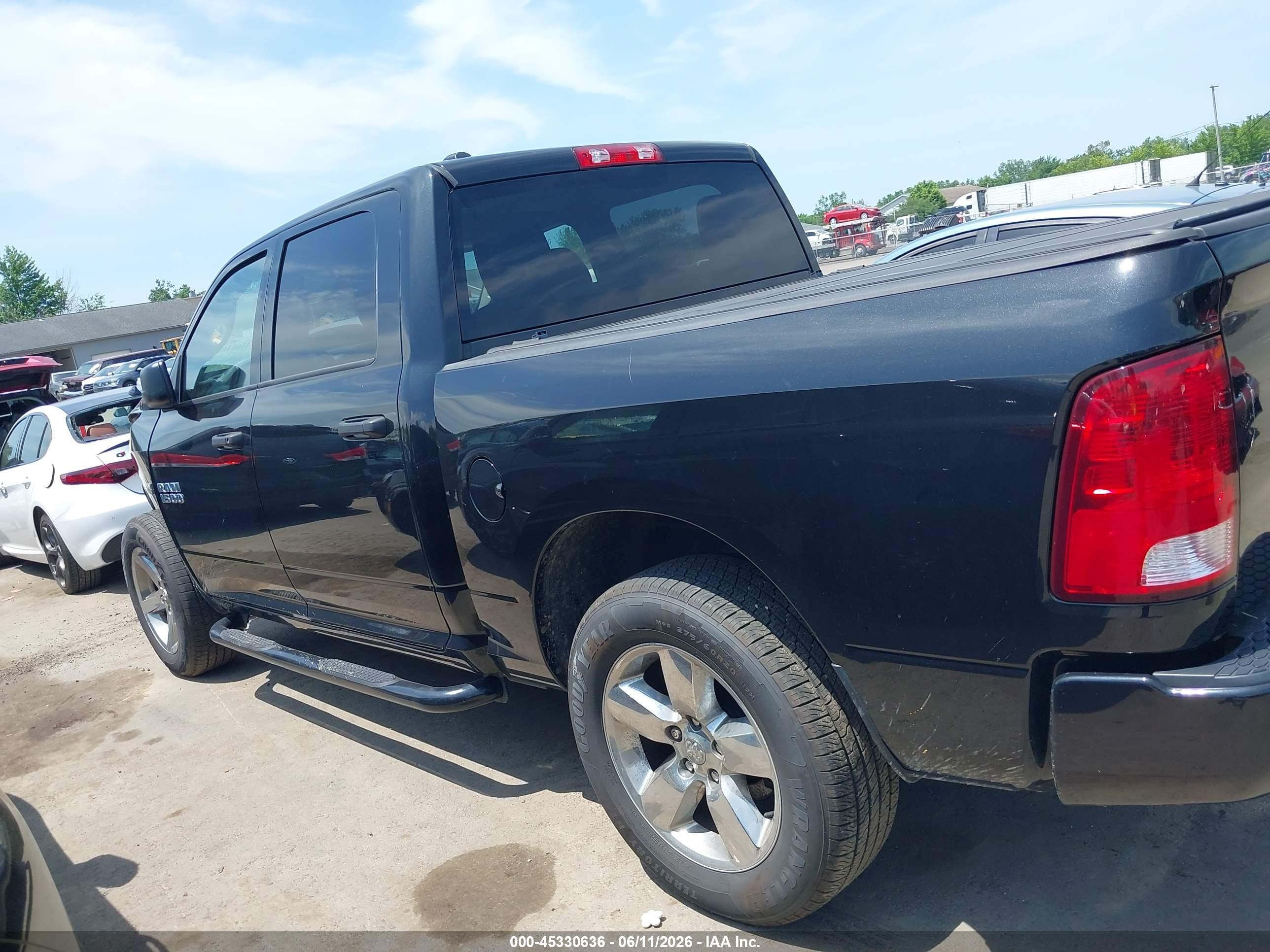 2015 Ram 1500 Express Black vin: 1C6RR7KT7FS648646