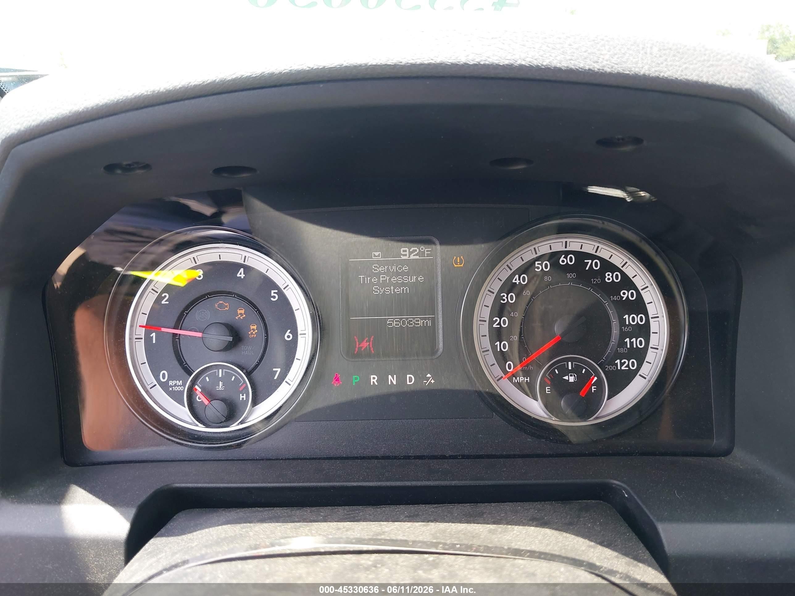 2015 Ram 1500 Express Black vin: 1C6RR7KT7FS648646