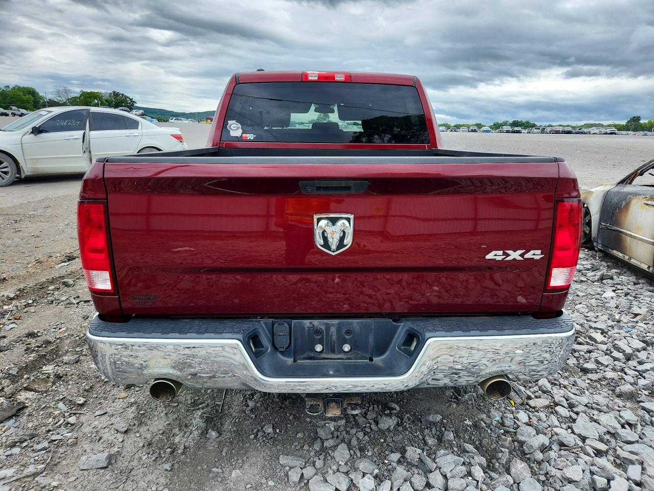 2007 Ram 1500 Classic Tradesman Burgundy vin: 1C6RR7KT7KS577720