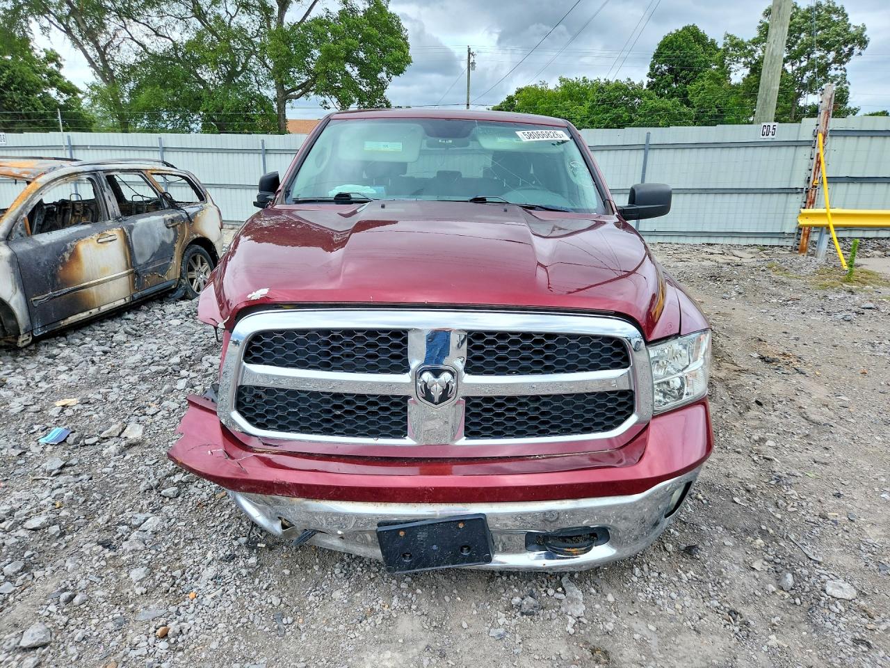 2007 Ram 1500 Classic Tradesman Burgundy vin: 1C6RR7KT7KS577720