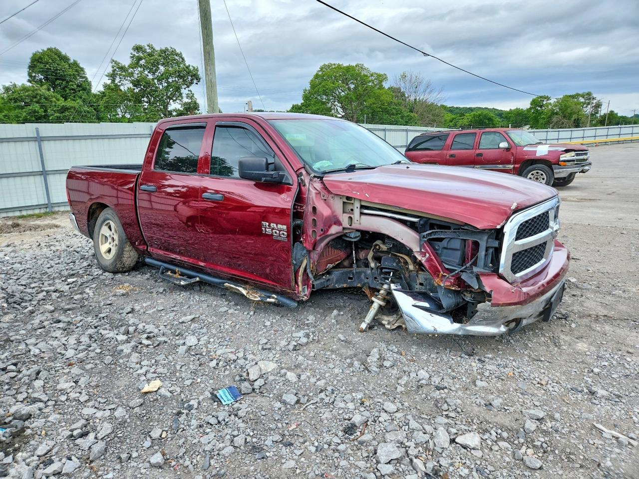 2007 Ram 1500 Classic Tradesman Burgundy vin: 1C6RR7KT7KS577720