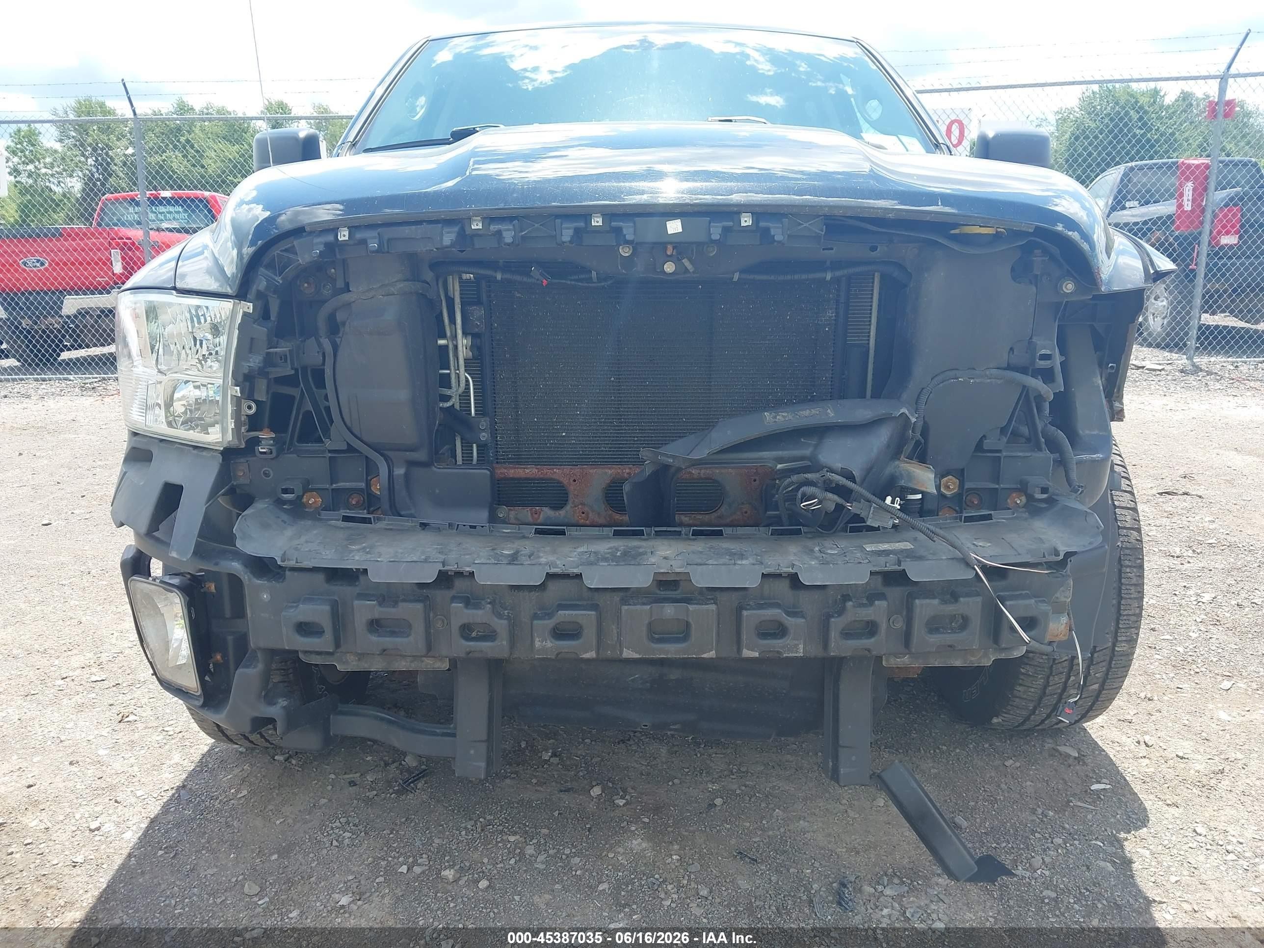 2014 Ram 1500 Express Black vin: 1C6RR7KT8ES151751