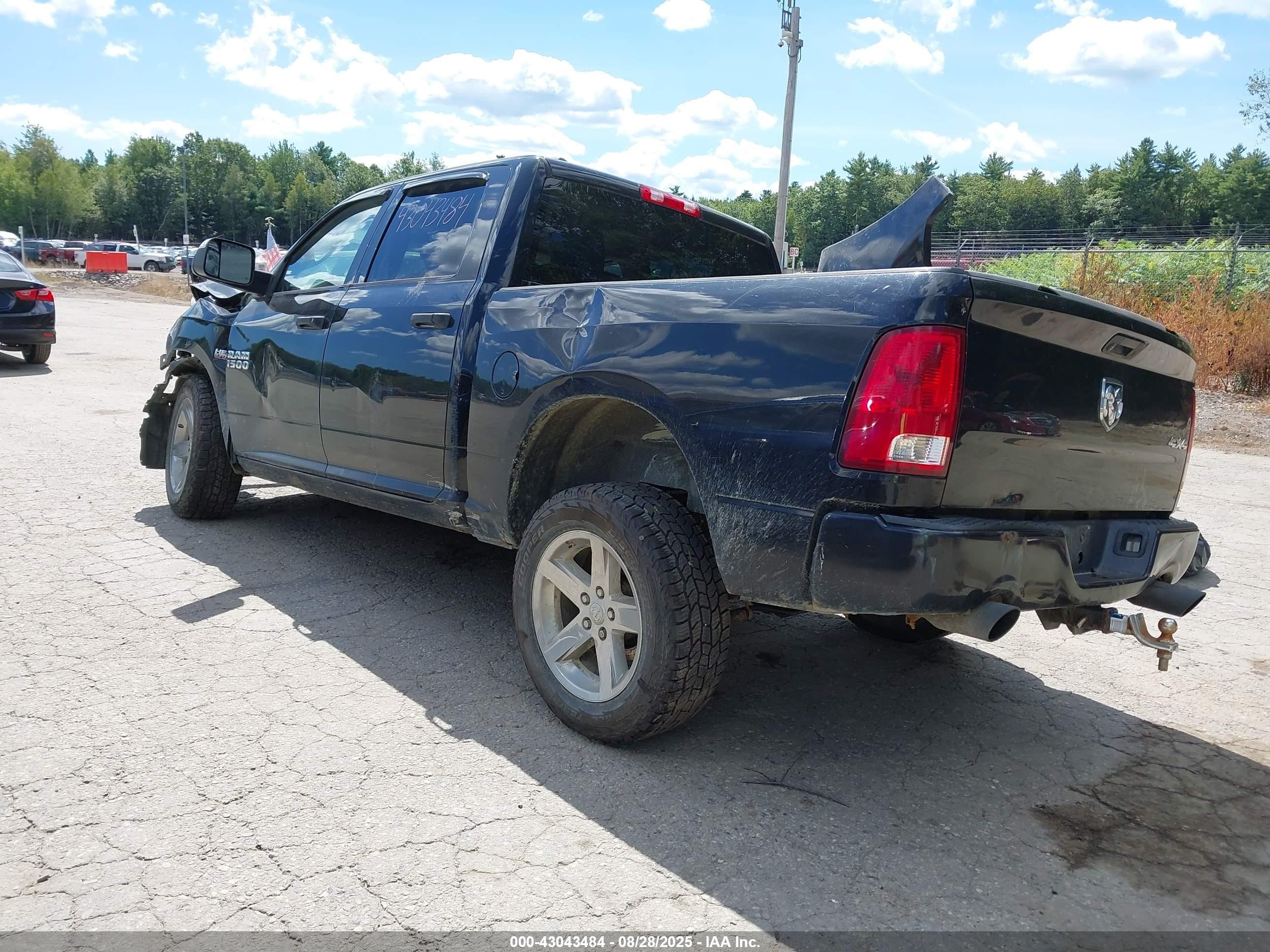 2014 Ram 1500 Express Black vin: 1C6RR7KT8ES171403