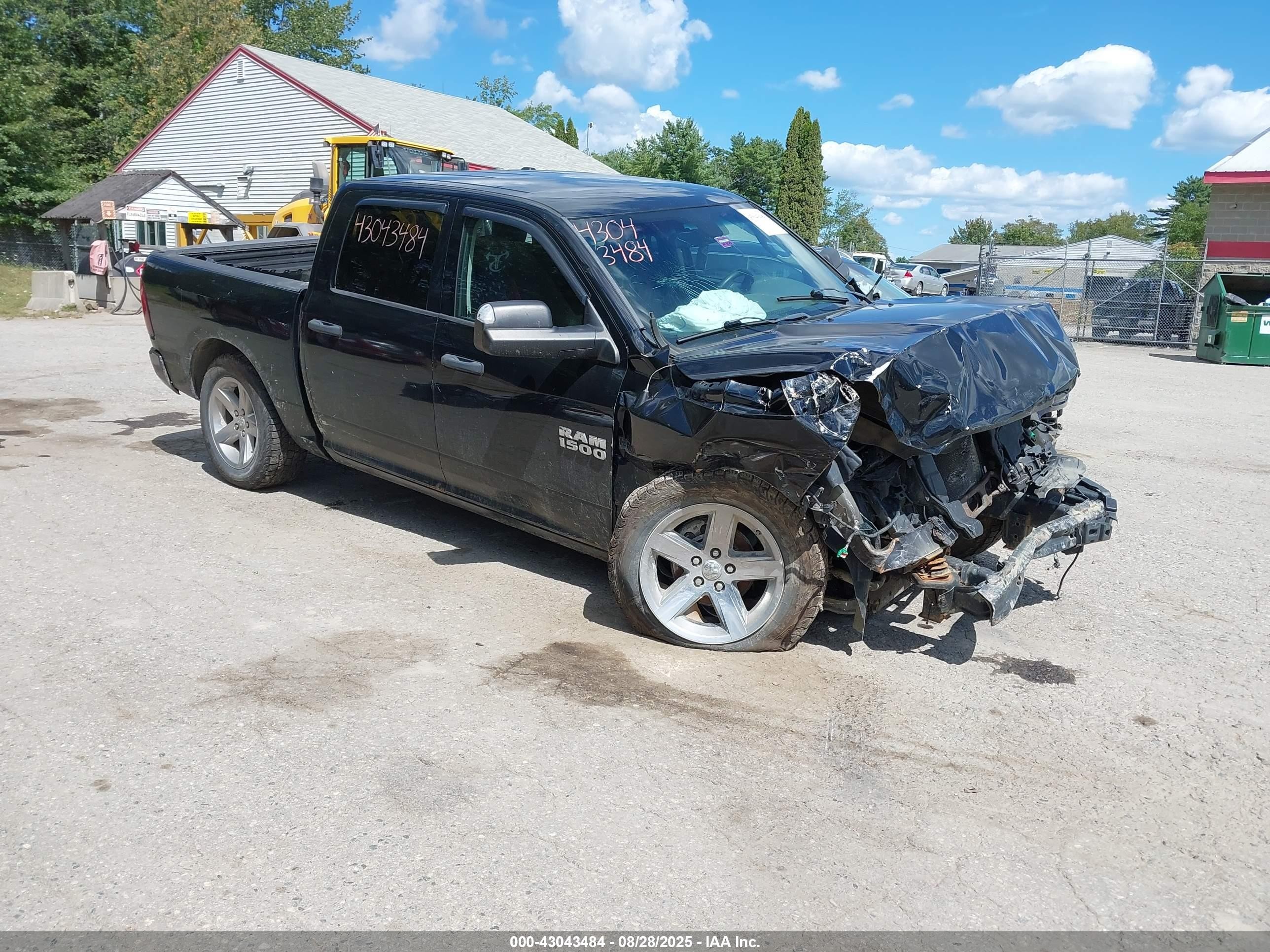 2014 Ram 1500 Express Black vin: 1C6RR7KT8ES171403