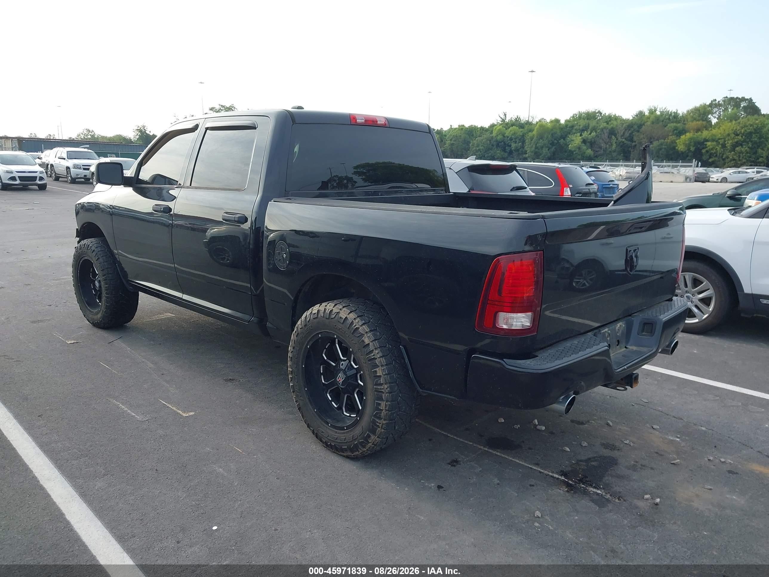 2014 Ram 1500 Express Черный vin: 1C6RR7KT8ES216968
