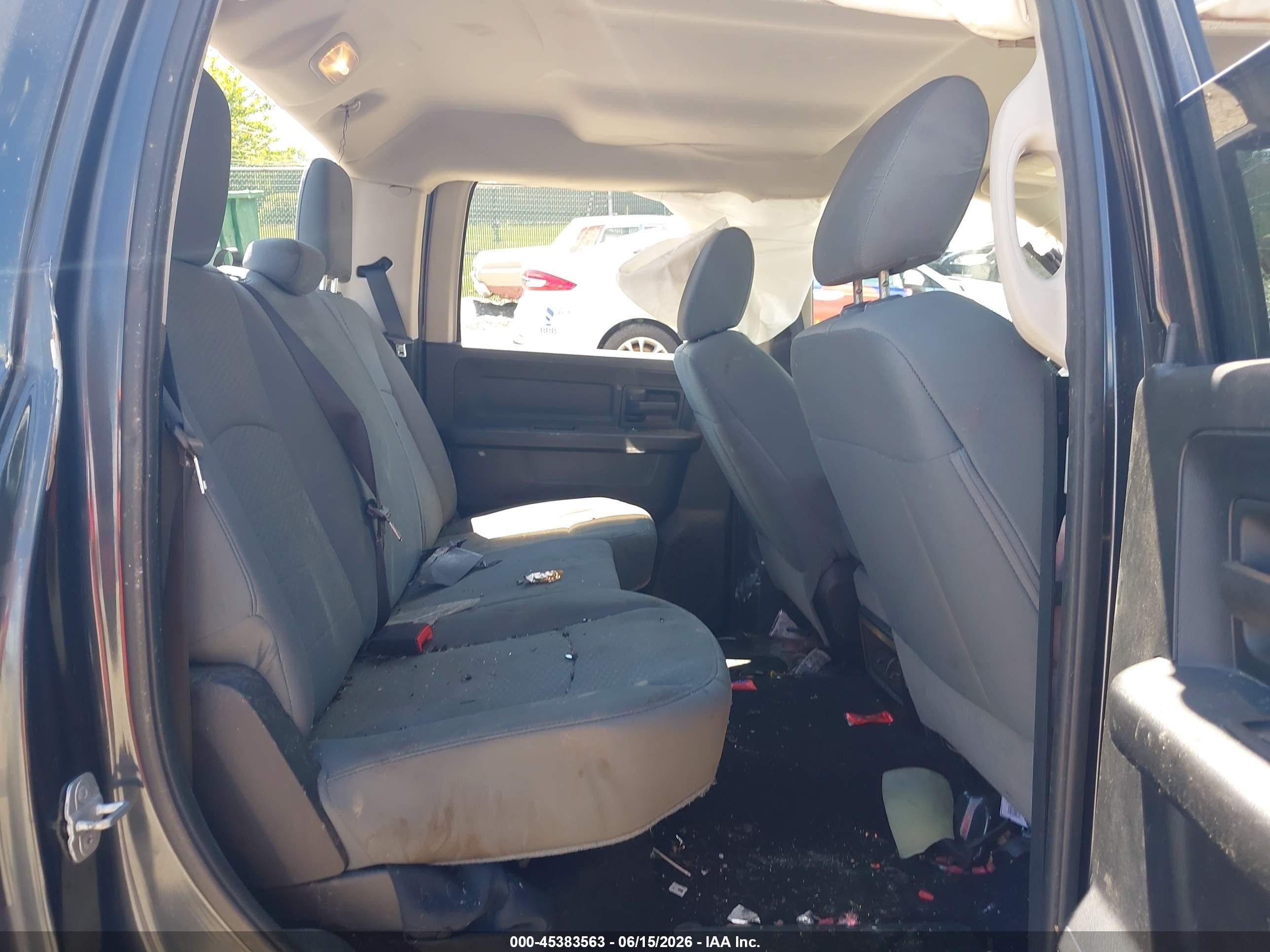 2014 Ram 1500 Express Black vin: 1C6RR7KT8ES261652