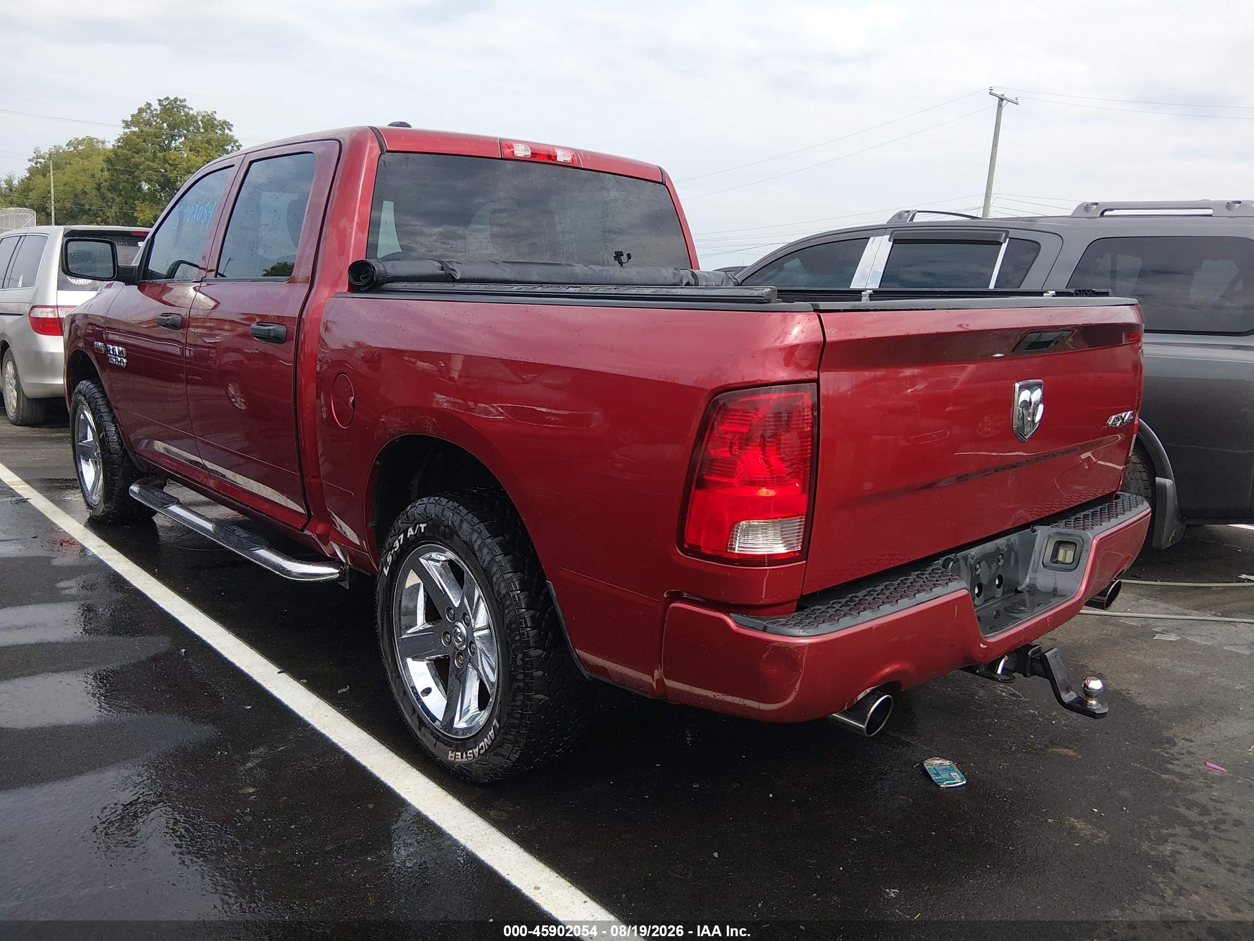 2014 Ram 1500 Express Red vin: 1C6RR7KT9ES162760