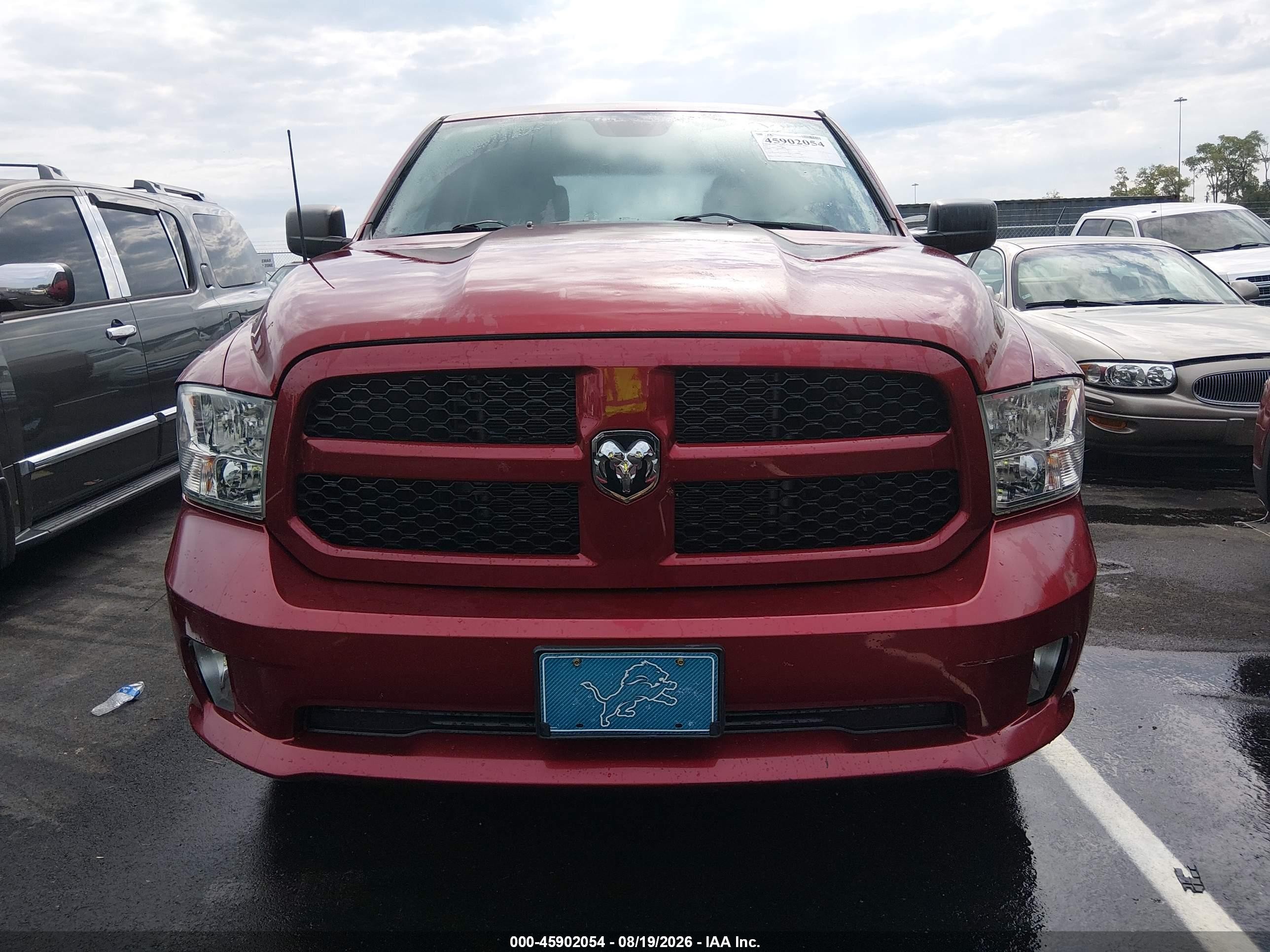 2014 Ram 1500 Express Red vin: 1C6RR7KT9ES162760