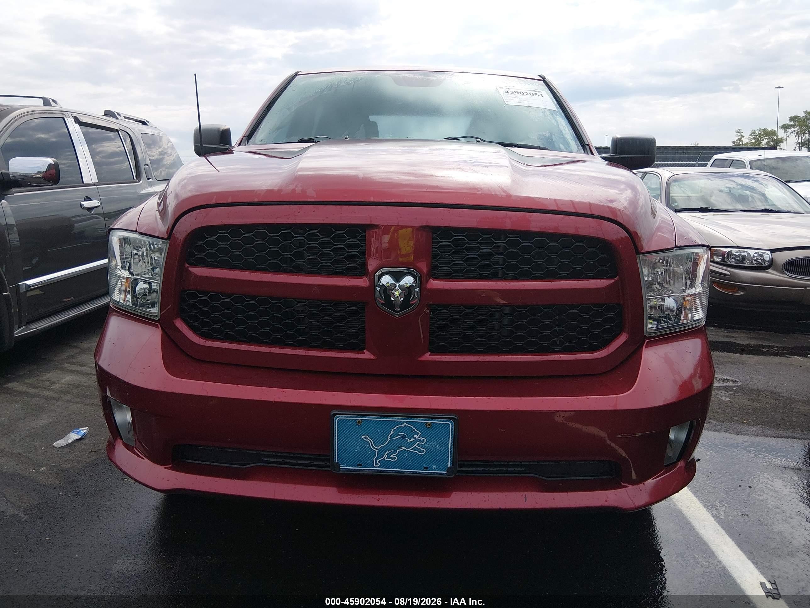 2014 Ram 1500 Express Red vin: 1C6RR7KT9ES162760