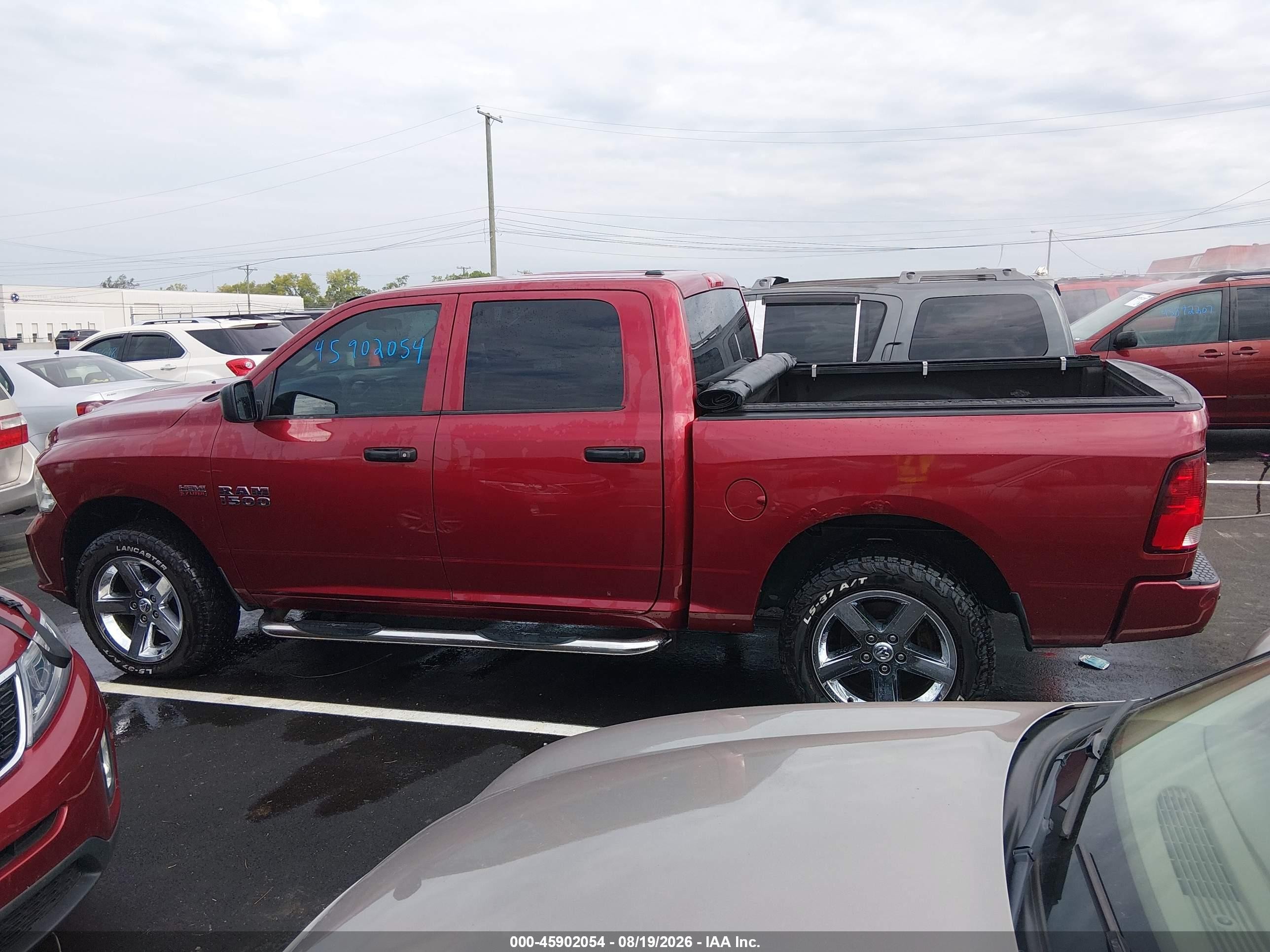 2014 Ram 1500 Express Red vin: 1C6RR7KT9ES162760