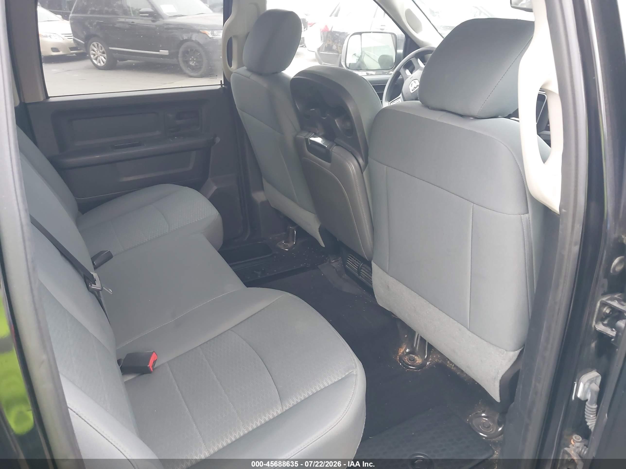 2014 Ram 1500 Express Black vin: 1C6RR7KT9ES411008