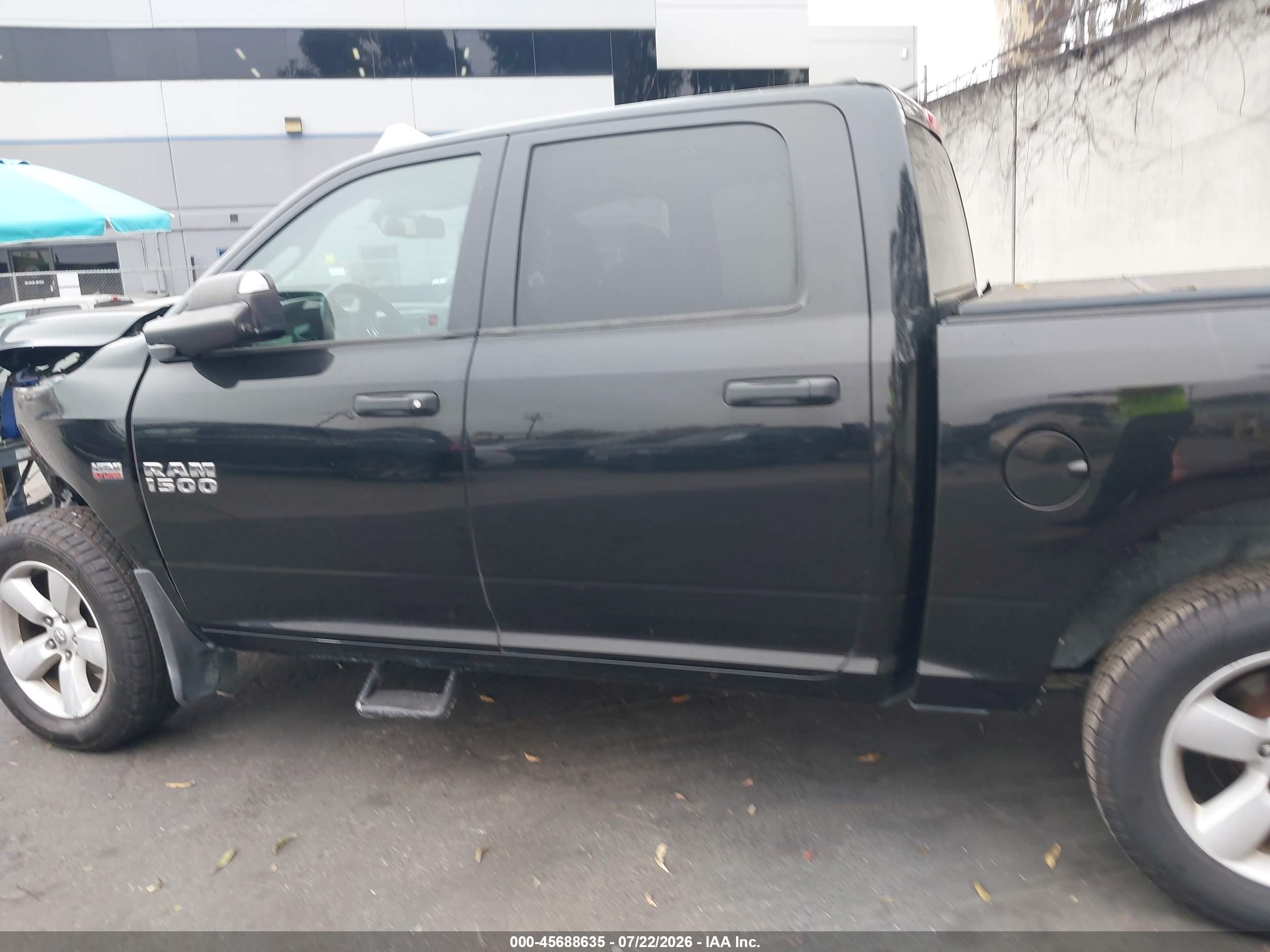 2014 Ram 1500 Express Black vin: 1C6RR7KT9ES411008