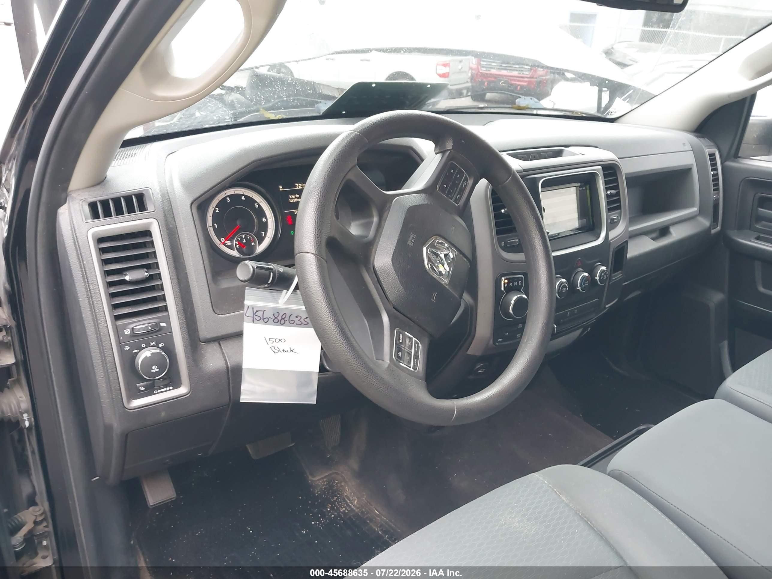 2014 Ram 1500 Express Black vin: 1C6RR7KT9ES411008