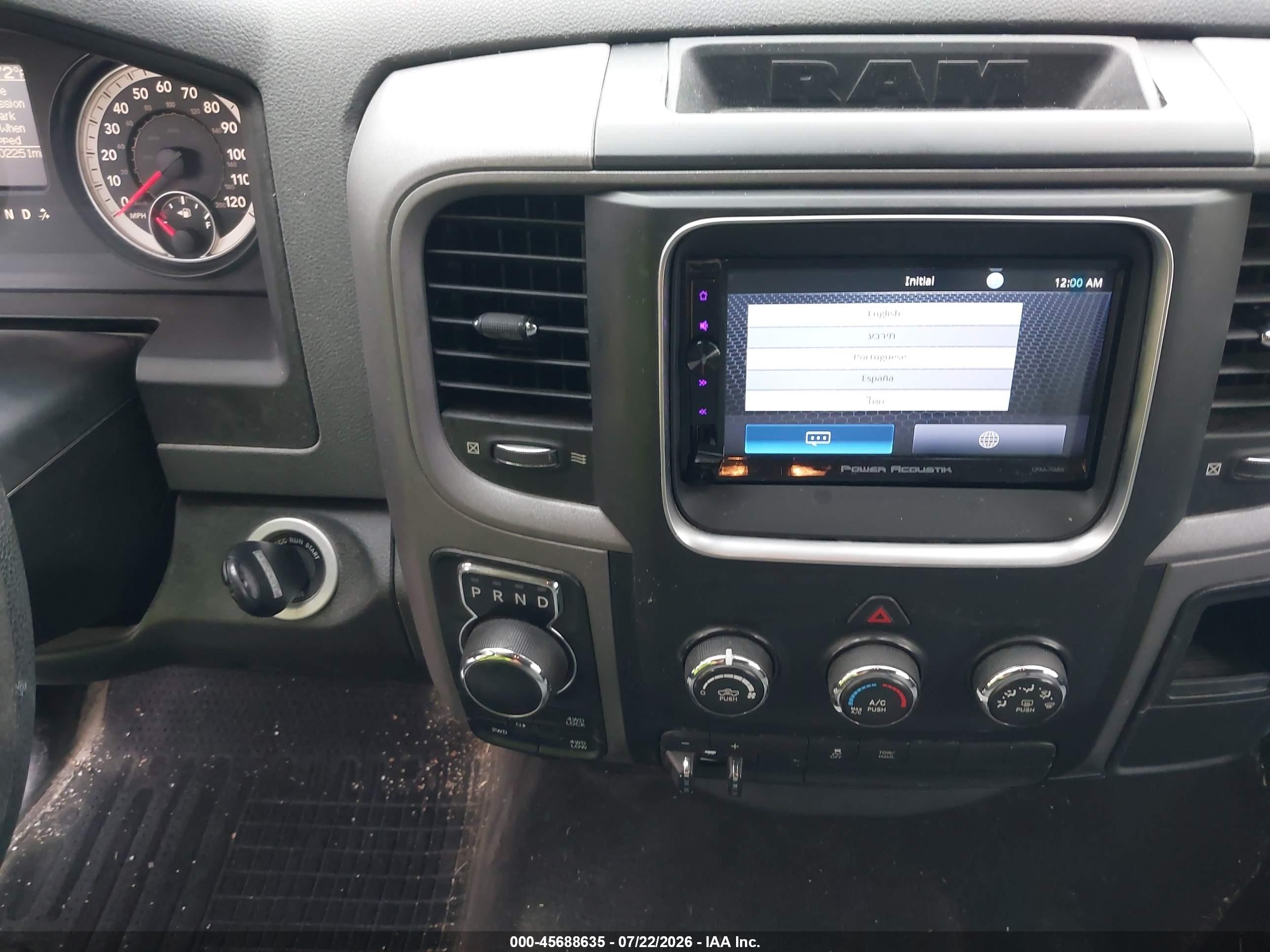 2014 Ram 1500 Express Black vin: 1C6RR7KT9ES411008
