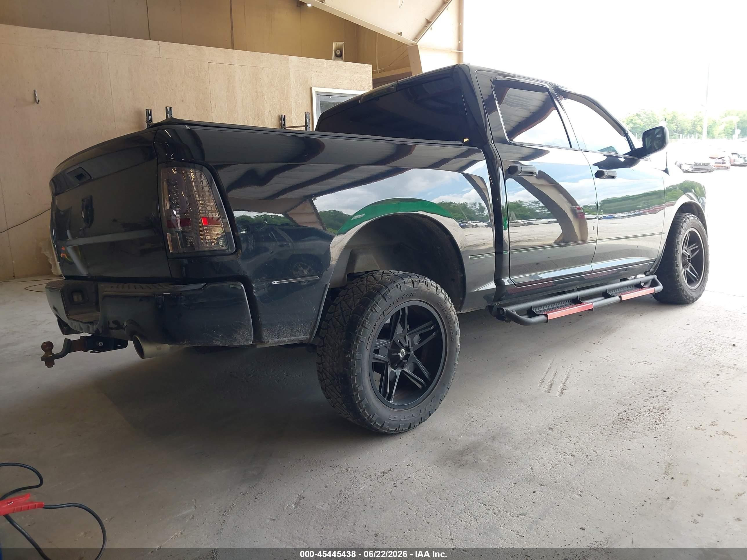 2014 Ram 1500 Express Black vin: 1C6RR7KT9ES445790