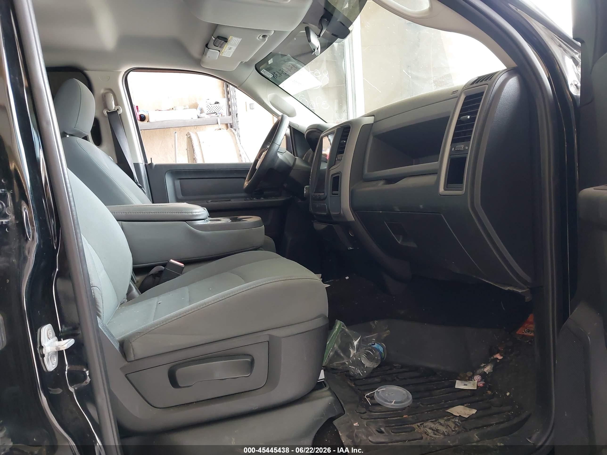 2014 Ram 1500 Express Black vin: 1C6RR7KT9ES445790