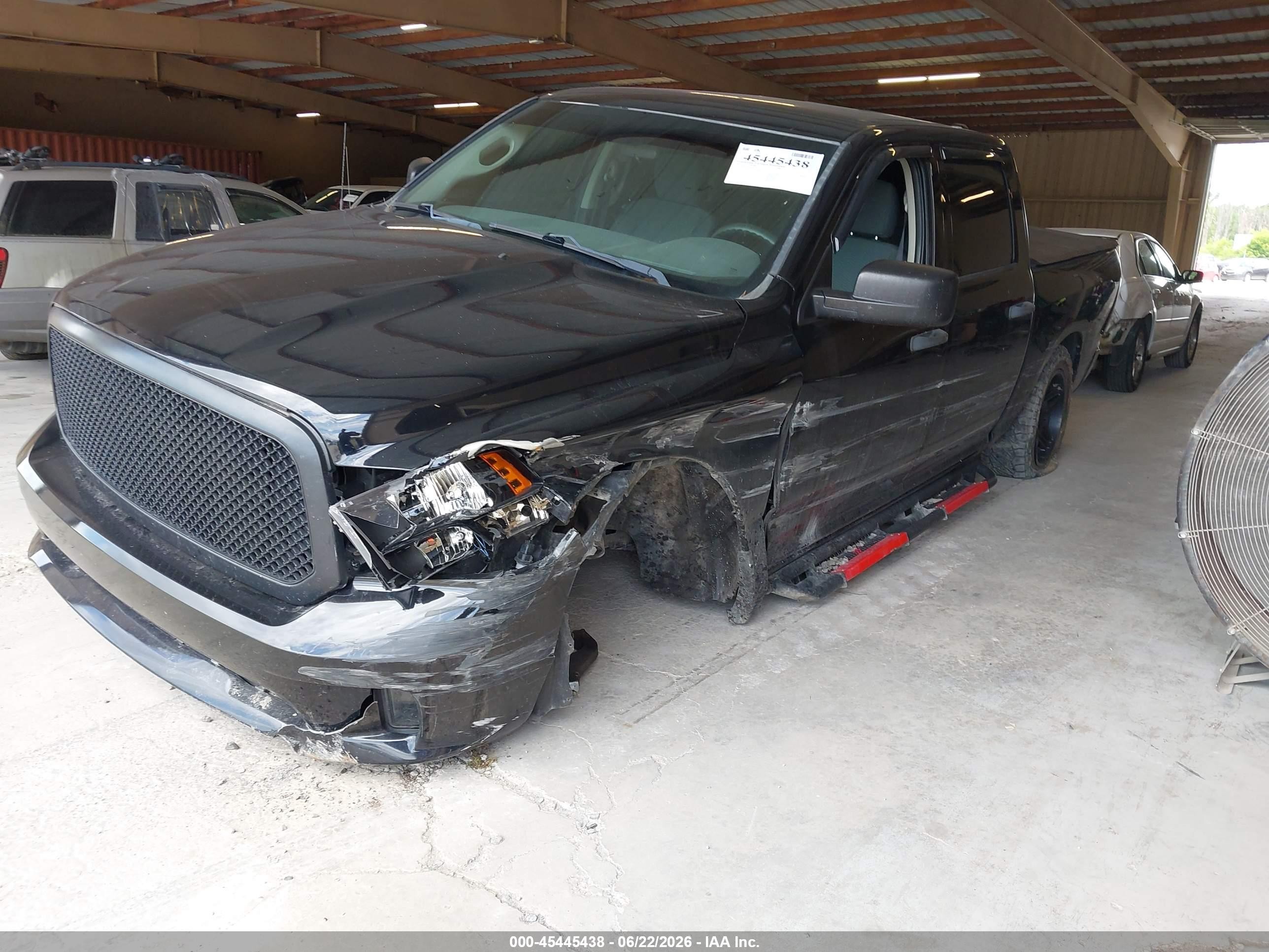 2014 Ram 1500 Express Black vin: 1C6RR7KT9ES445790