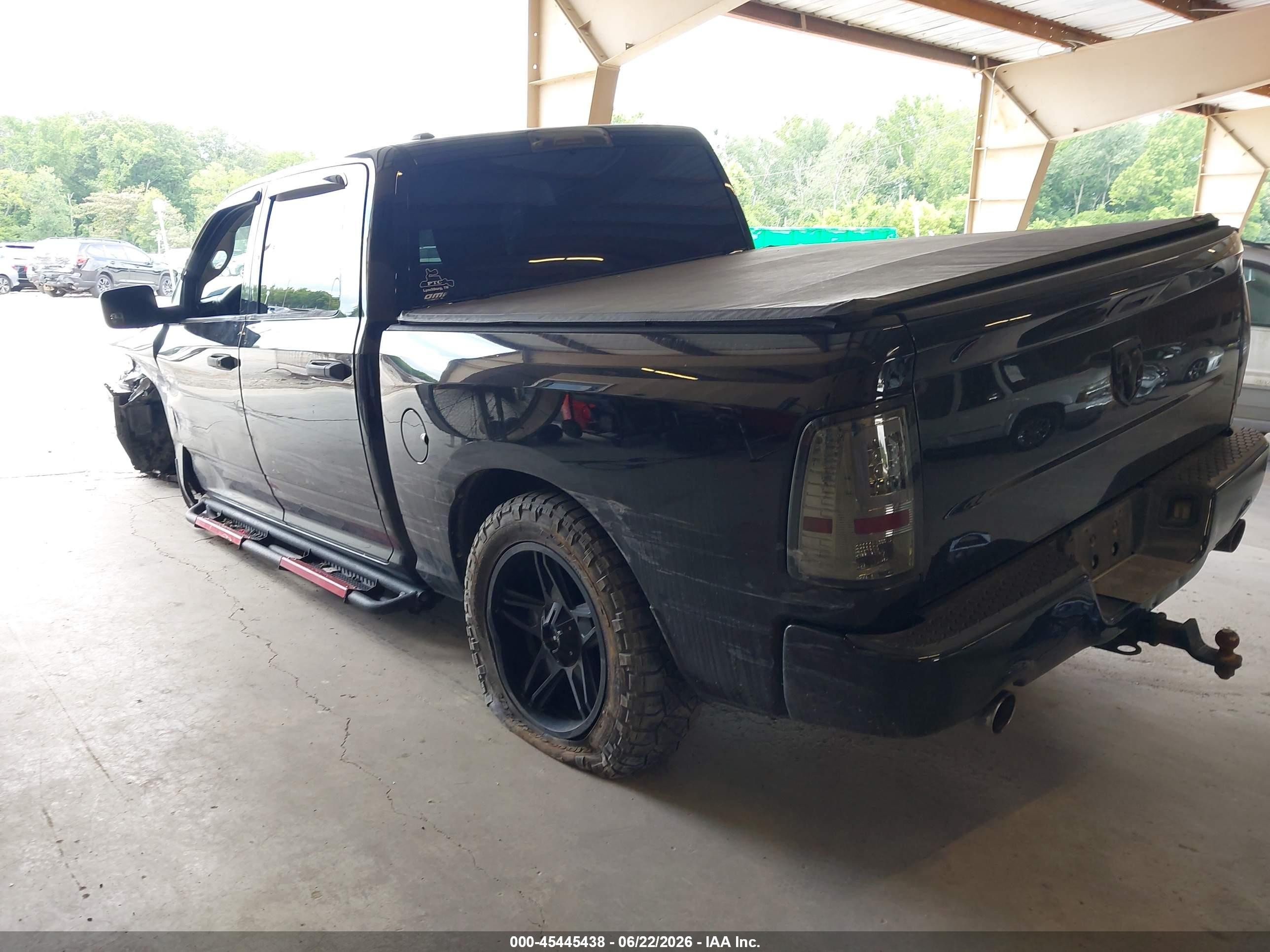 2014 Ram 1500 Express Black vin: 1C6RR7KT9ES445790