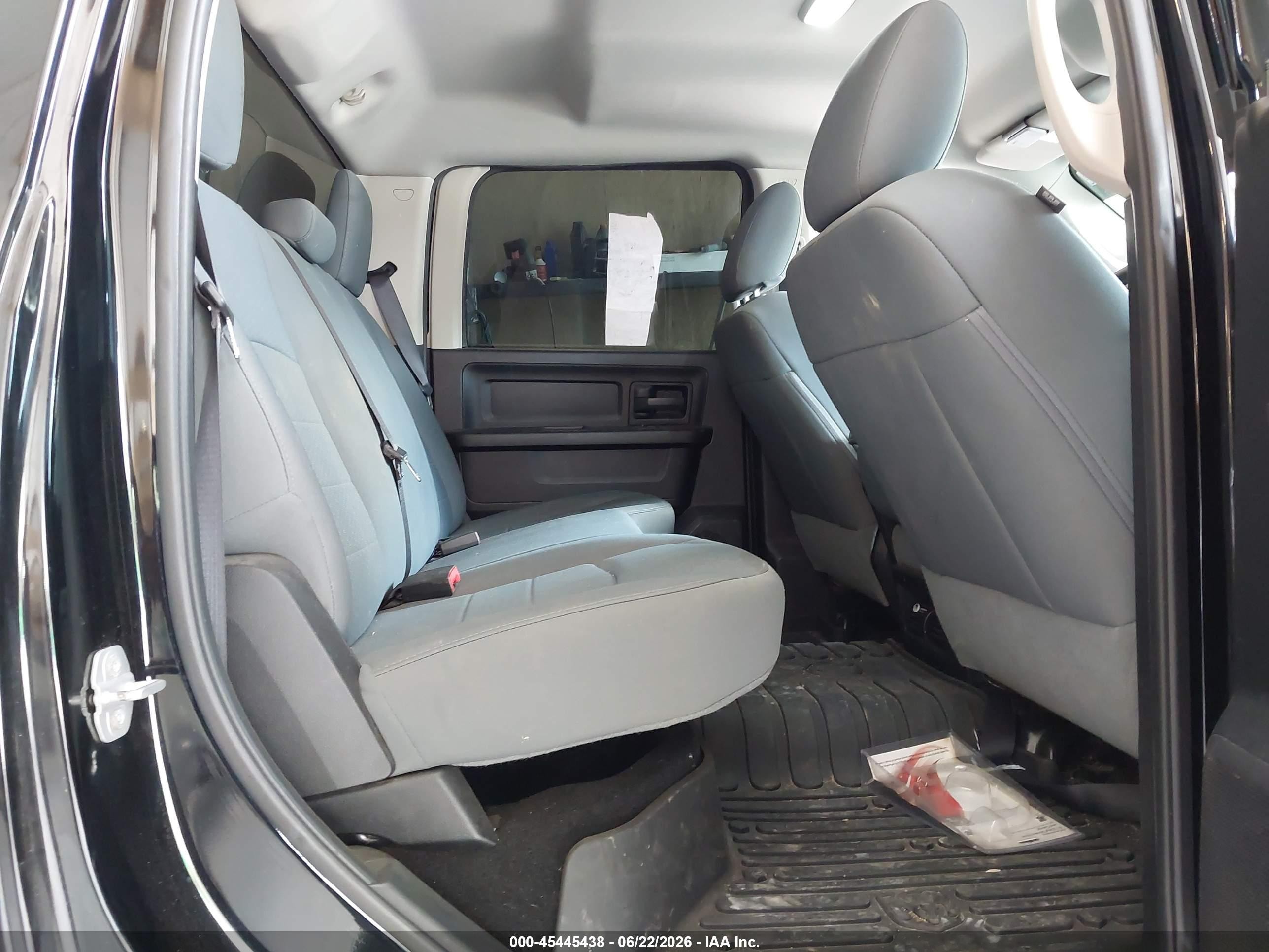 2014 Ram 1500 Express Black vin: 1C6RR7KT9ES445790