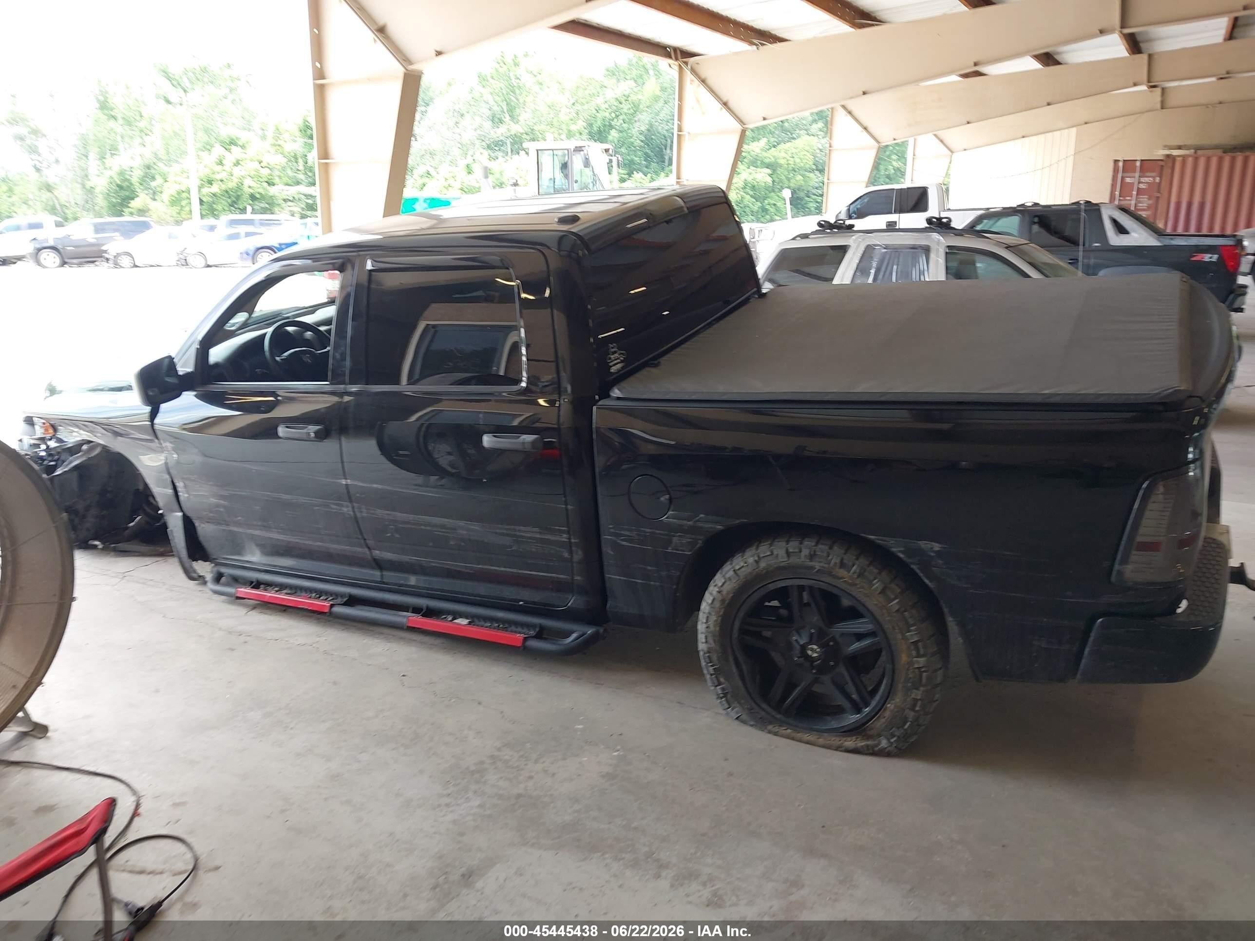 2014 Ram 1500 Express Black vin: 1C6RR7KT9ES445790
