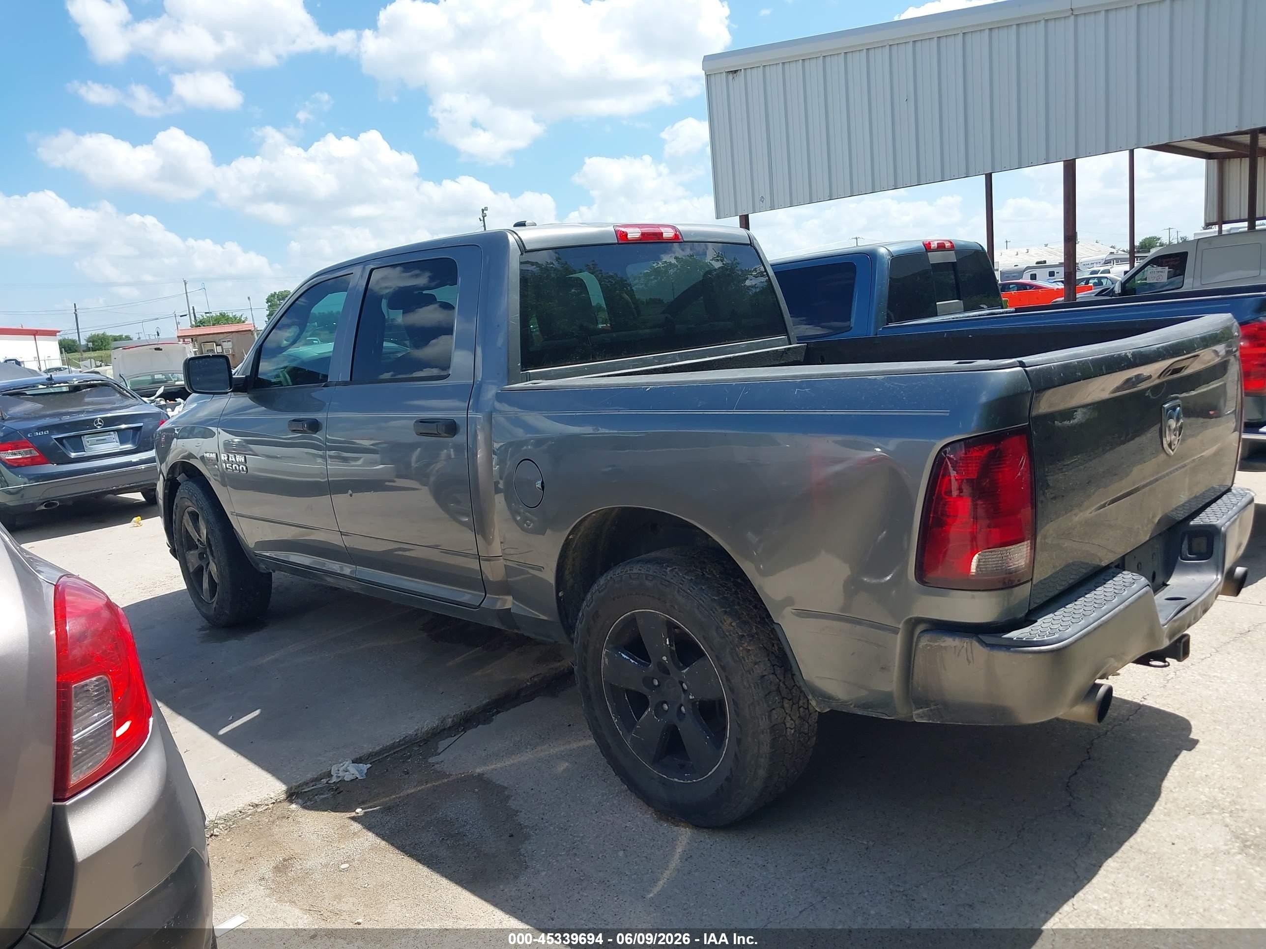 2013 Ram 1500 Express Серый vin: 1C6RR7KTXDS687714