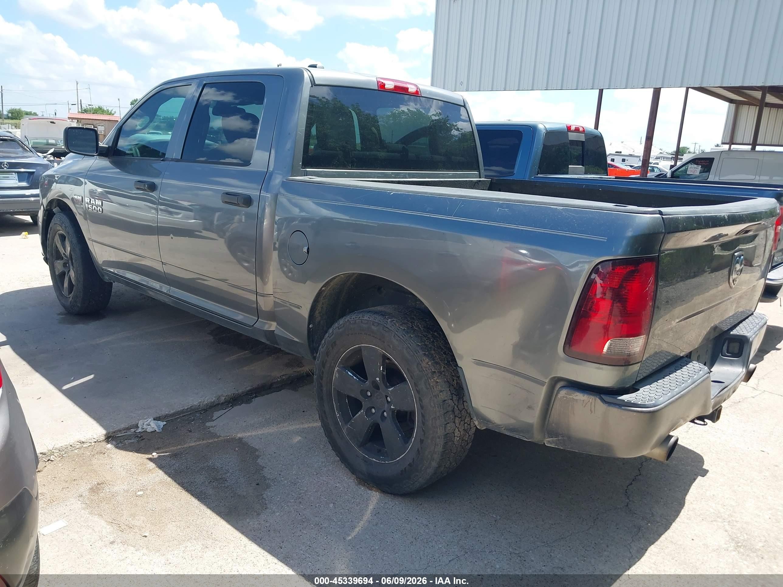 2013 Ram 1500 Express Серый vin: 1C6RR7KTXDS687714