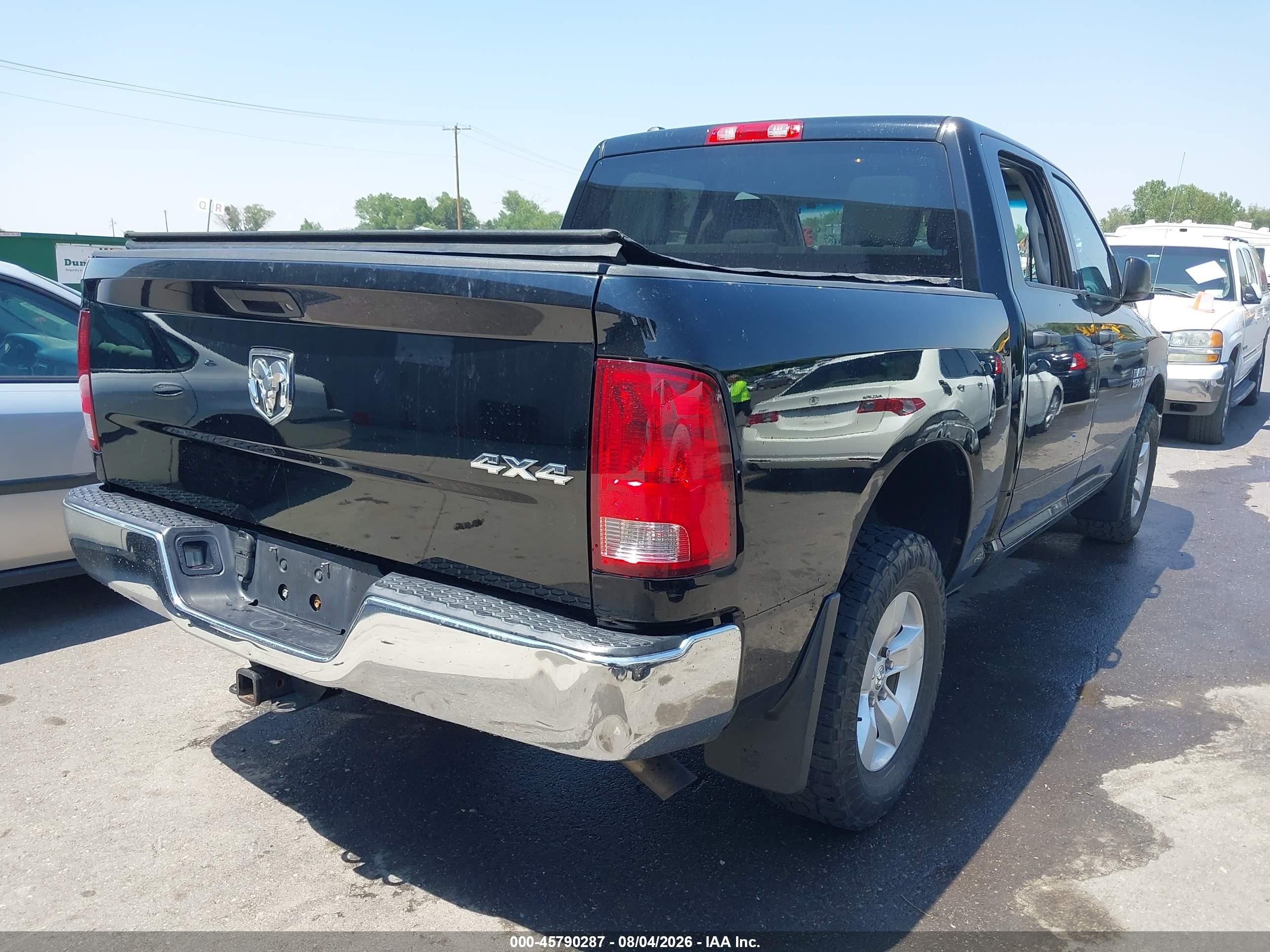2013 Ram 1500 St Black vin: 1C6RR7KTXDS717584