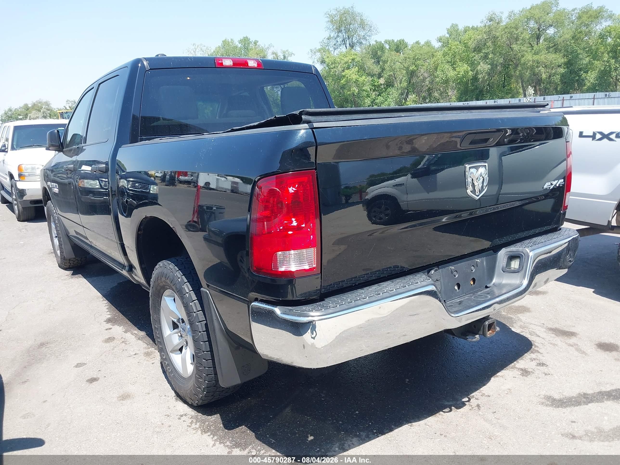 2013 Ram 1500 St Black vin: 1C6RR7KTXDS717584