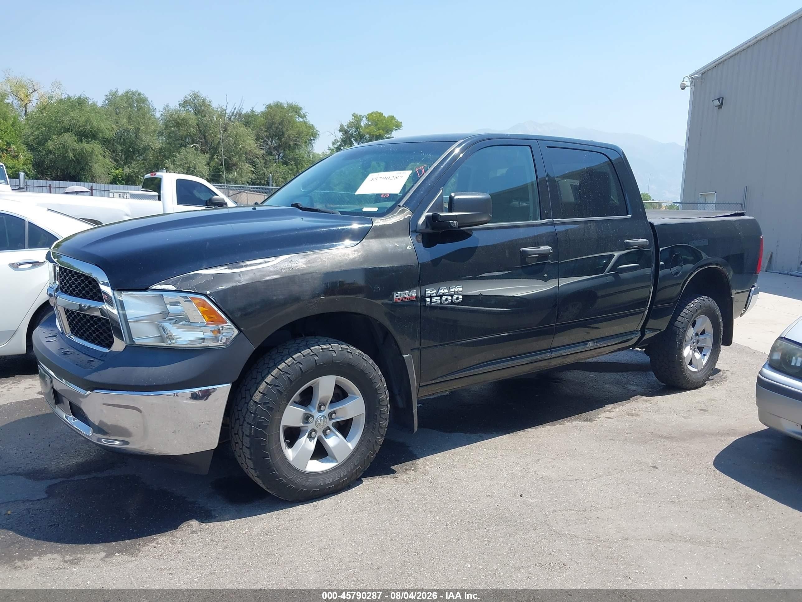 2013 Ram 1500 St Black vin: 1C6RR7KTXDS717584