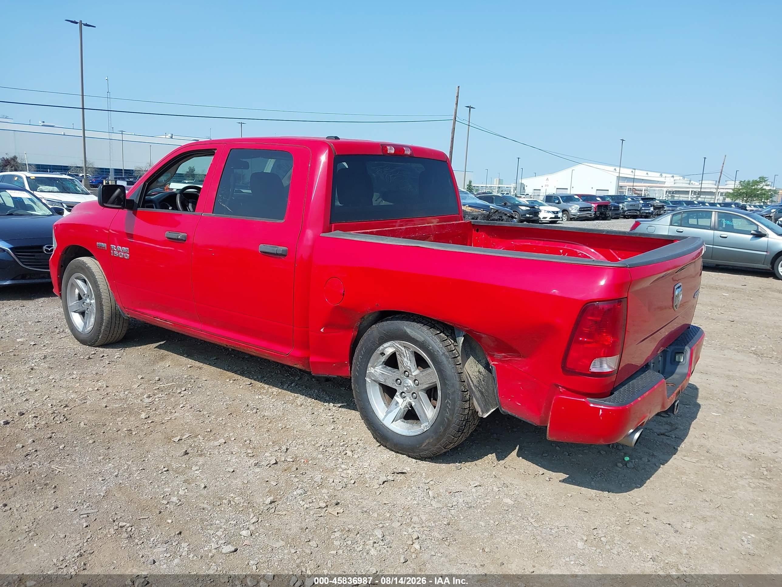 2014 Ram 1500 Express Red vin: 1C6RR7KTXES161987