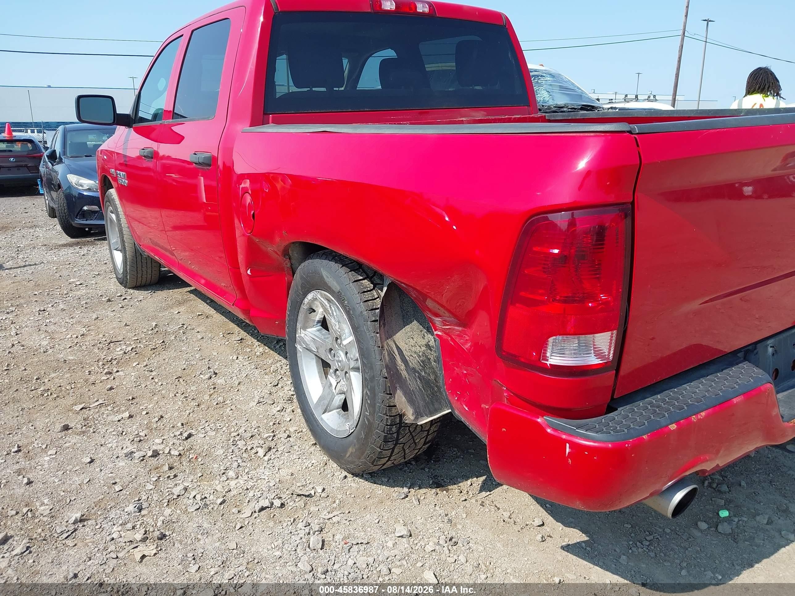 2014 Ram 1500 Express Red vin: 1C6RR7KTXES161987