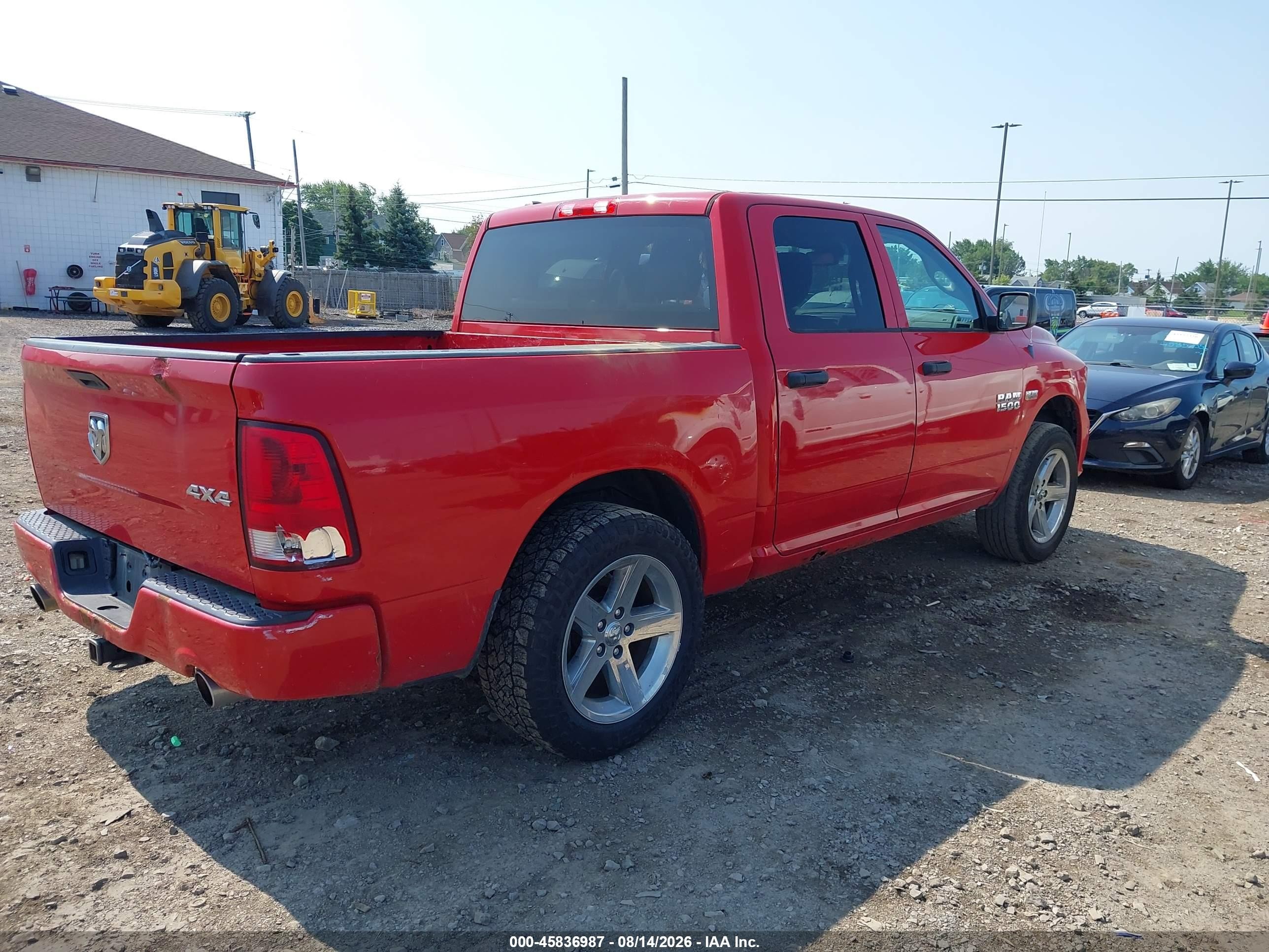 2014 Ram 1500 Express Red vin: 1C6RR7KTXES161987