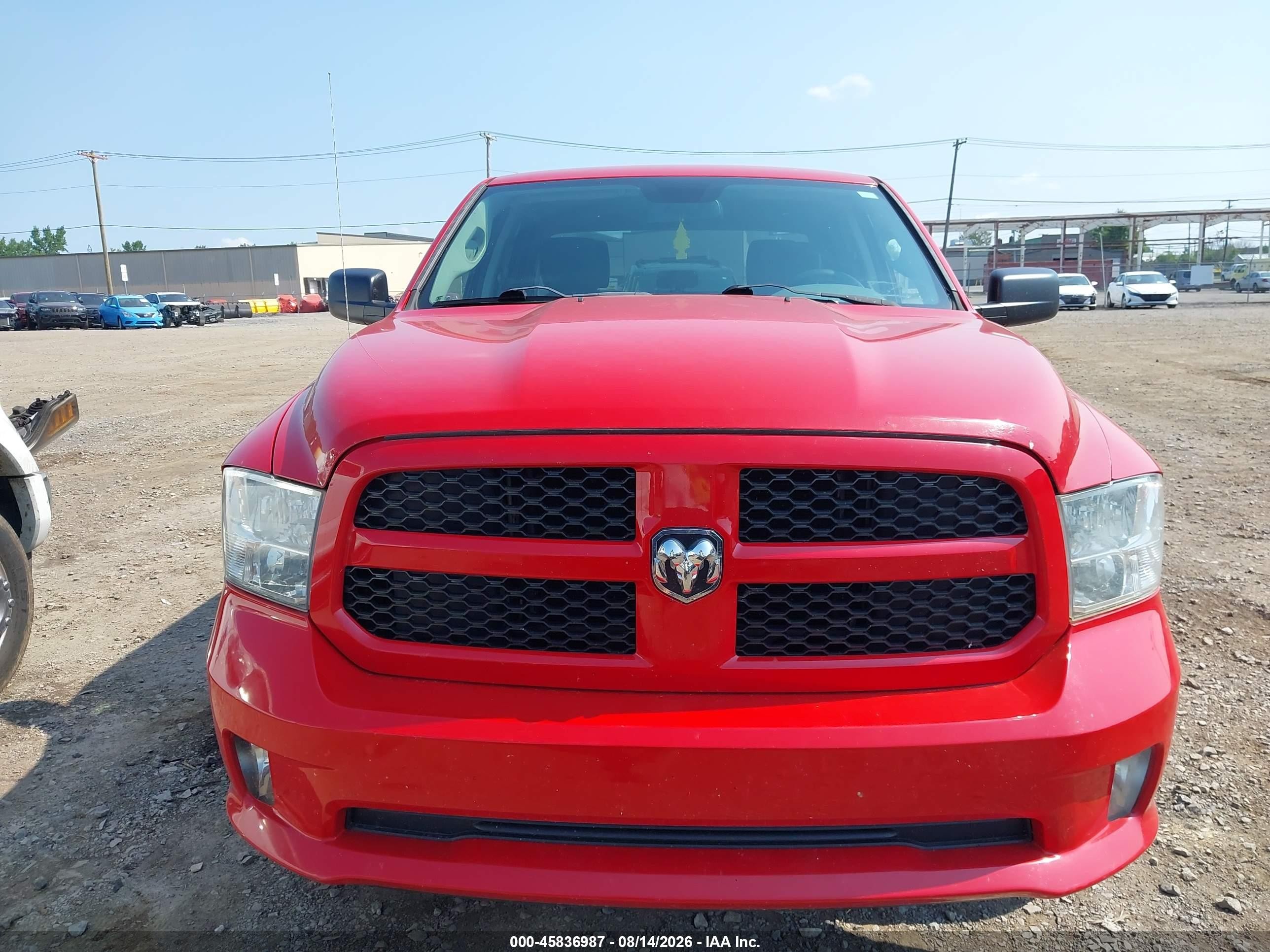 2014 Ram 1500 Express Red vin: 1C6RR7KTXES161987