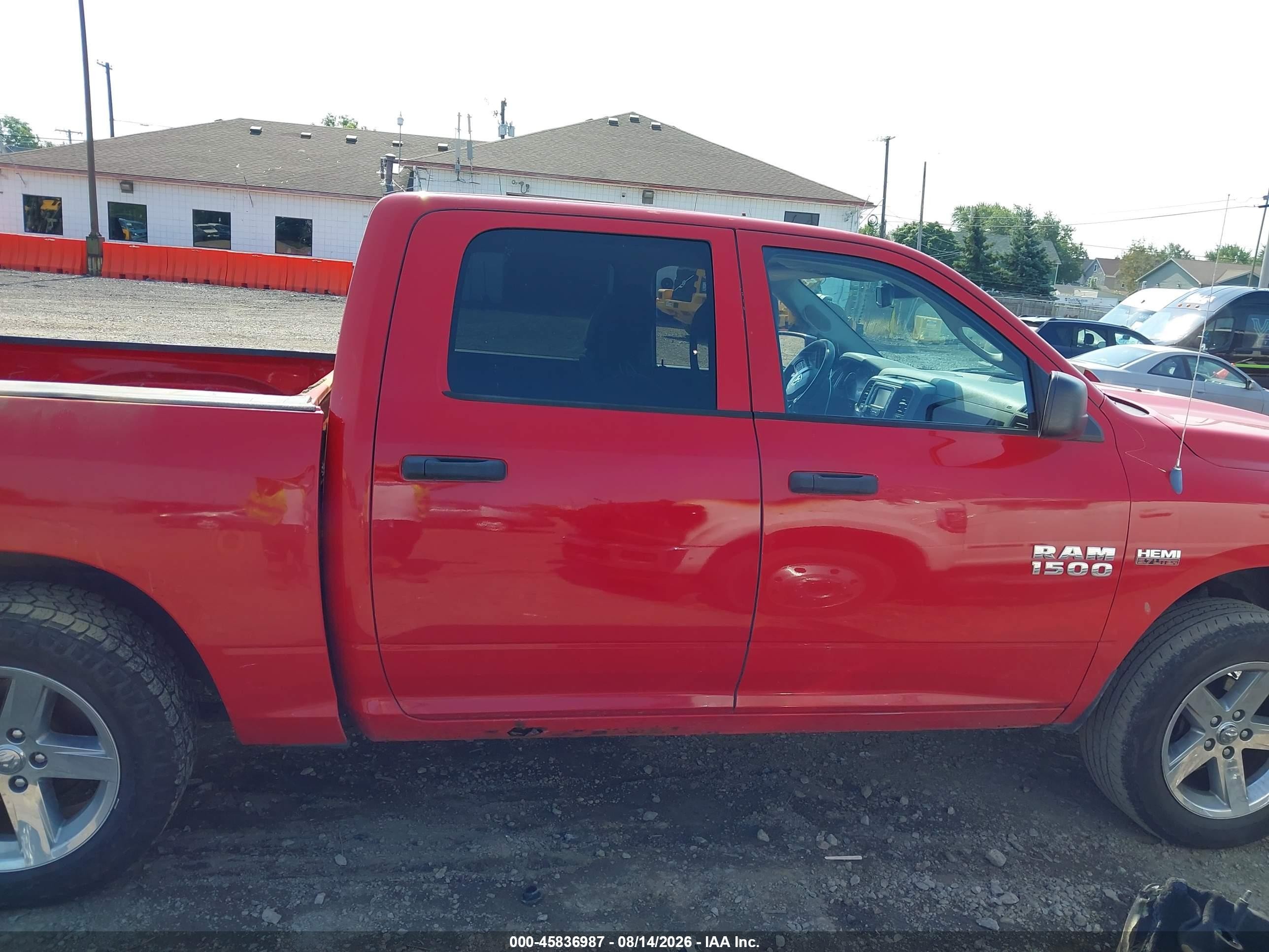 2014 Ram 1500 Express Red vin: 1C6RR7KTXES161987