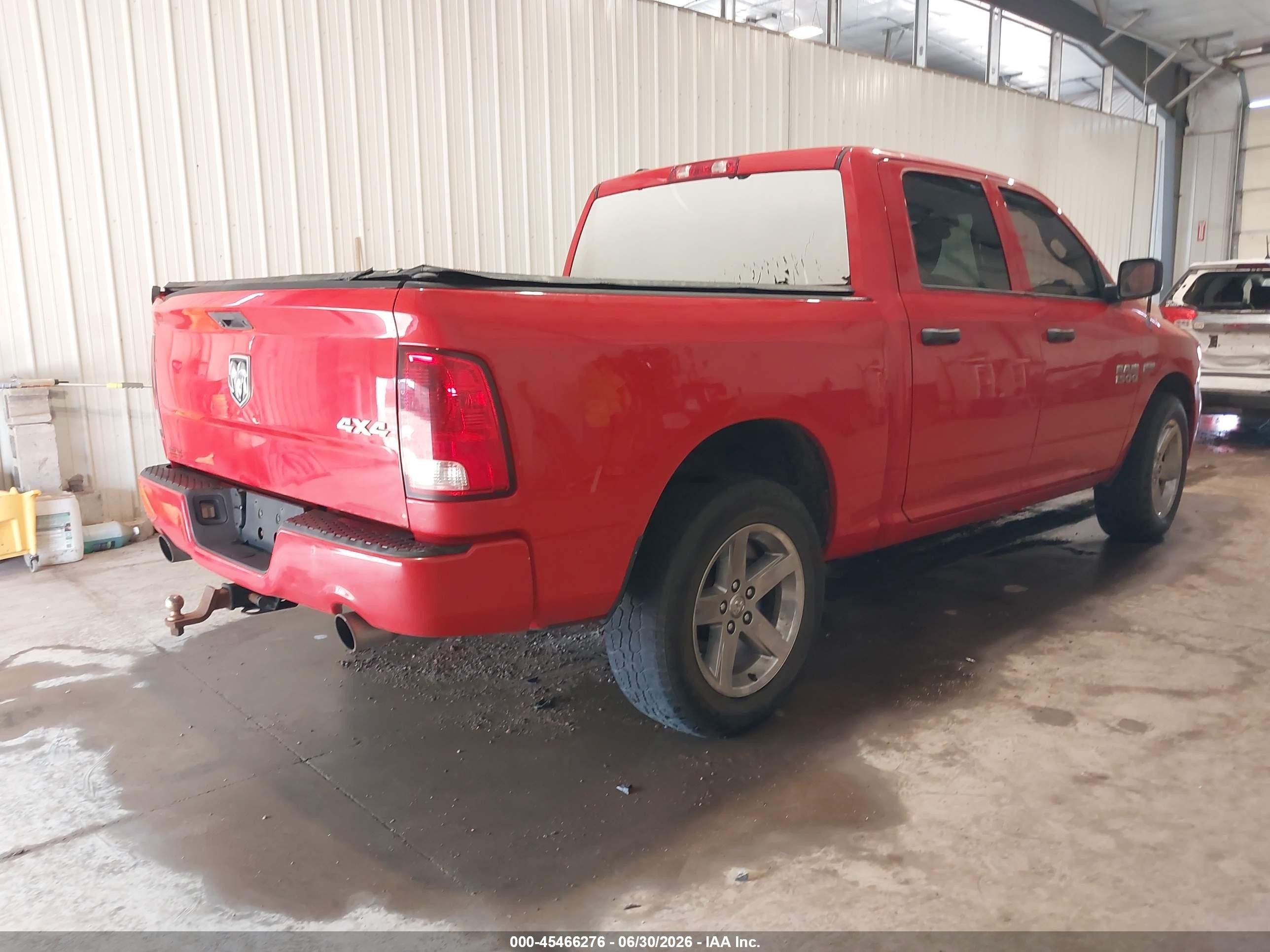 2014 Ram 1500 Express Red vin: 1C6RR7KTXES165974