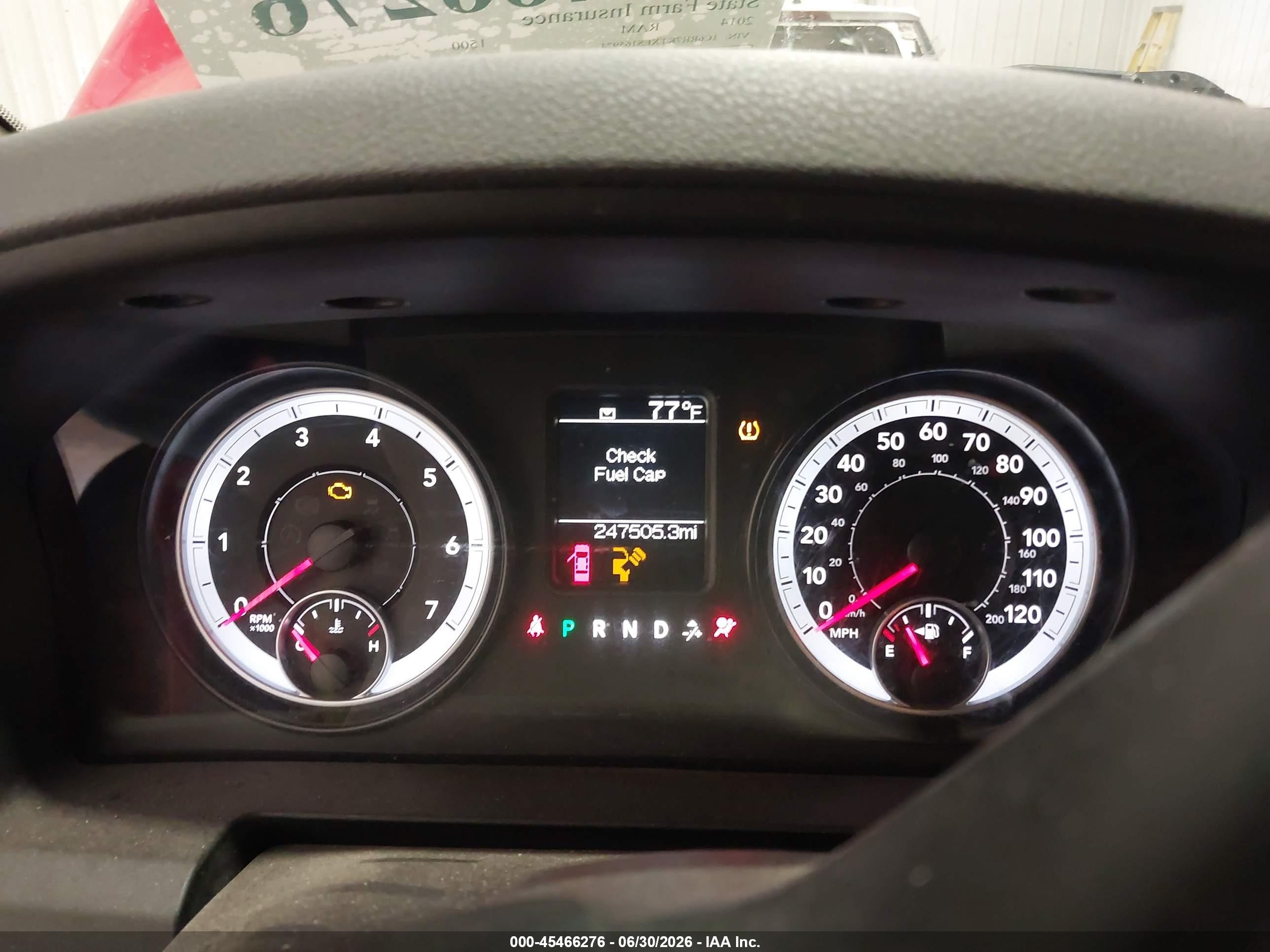 2014 Ram 1500 Express Red vin: 1C6RR7KTXES165974