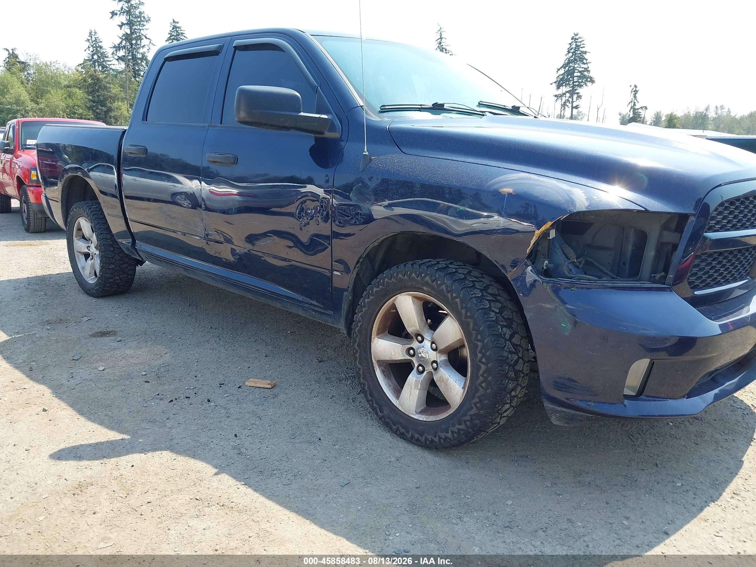 2014 Ram 1500 Express Blue vin: 1C6RR7KTXES381548