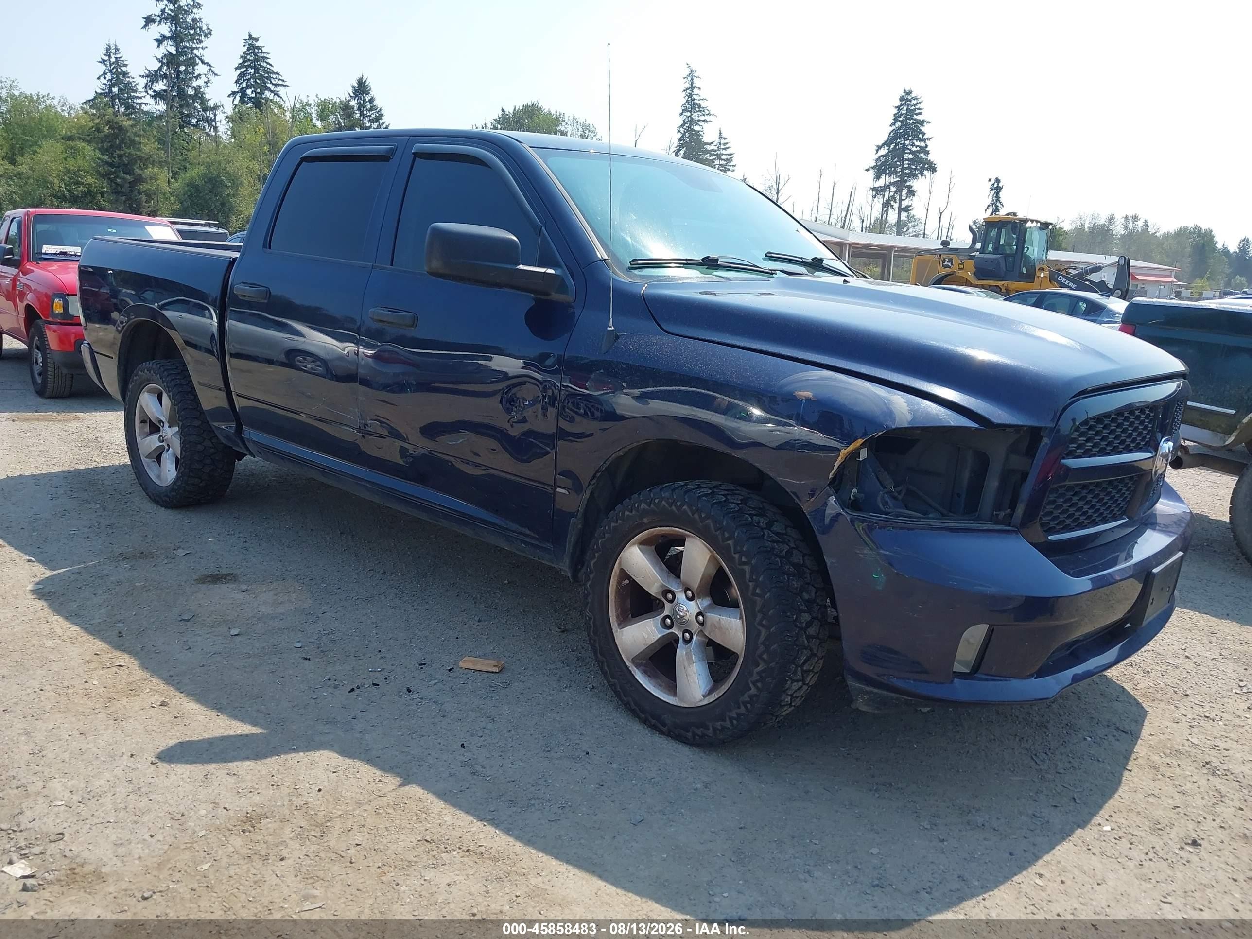 2014 Ram 1500 Express Blue vin: 1C6RR7KTXES381548