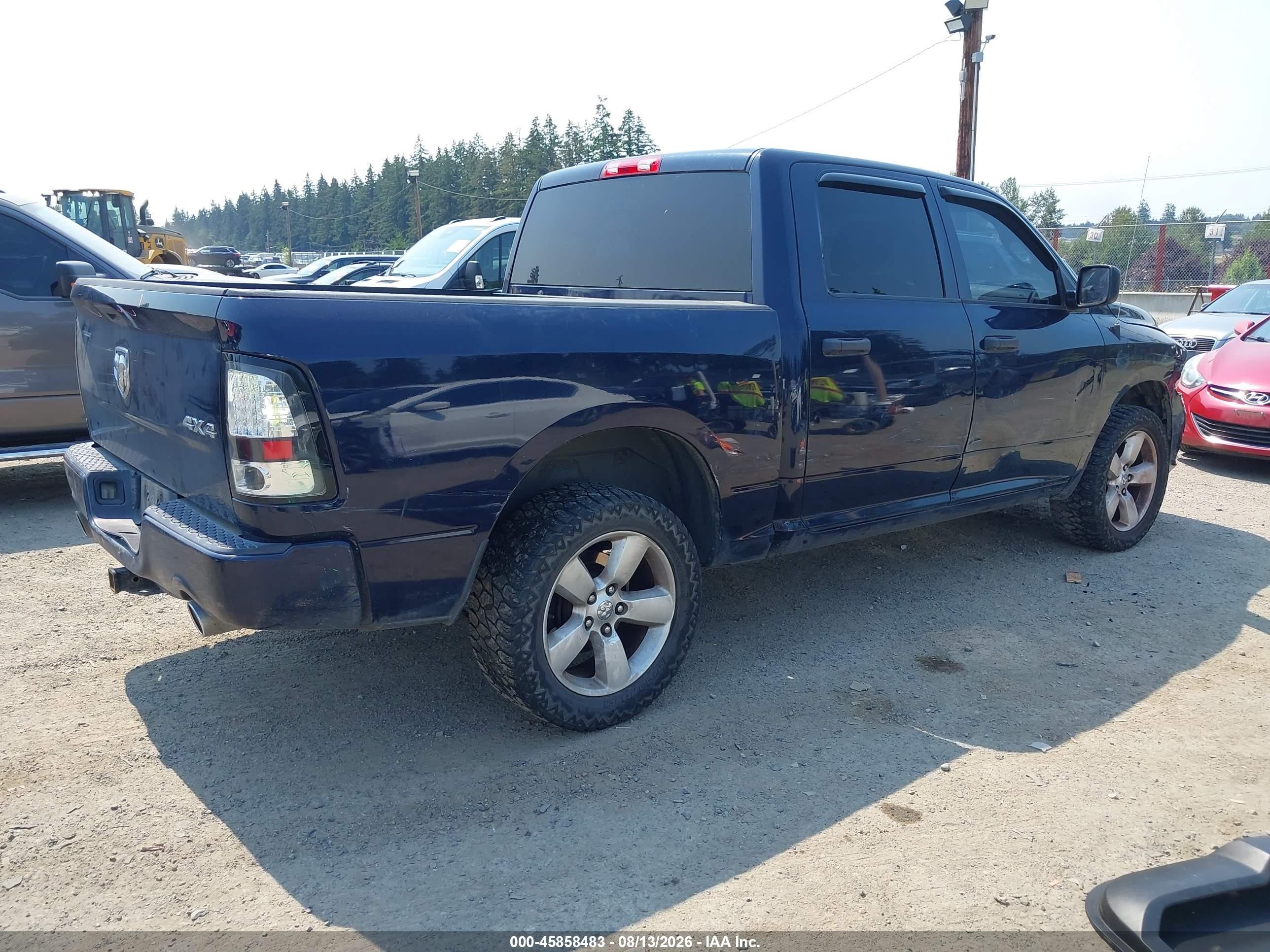 2014 Ram 1500 Express Blue vin: 1C6RR7KTXES381548