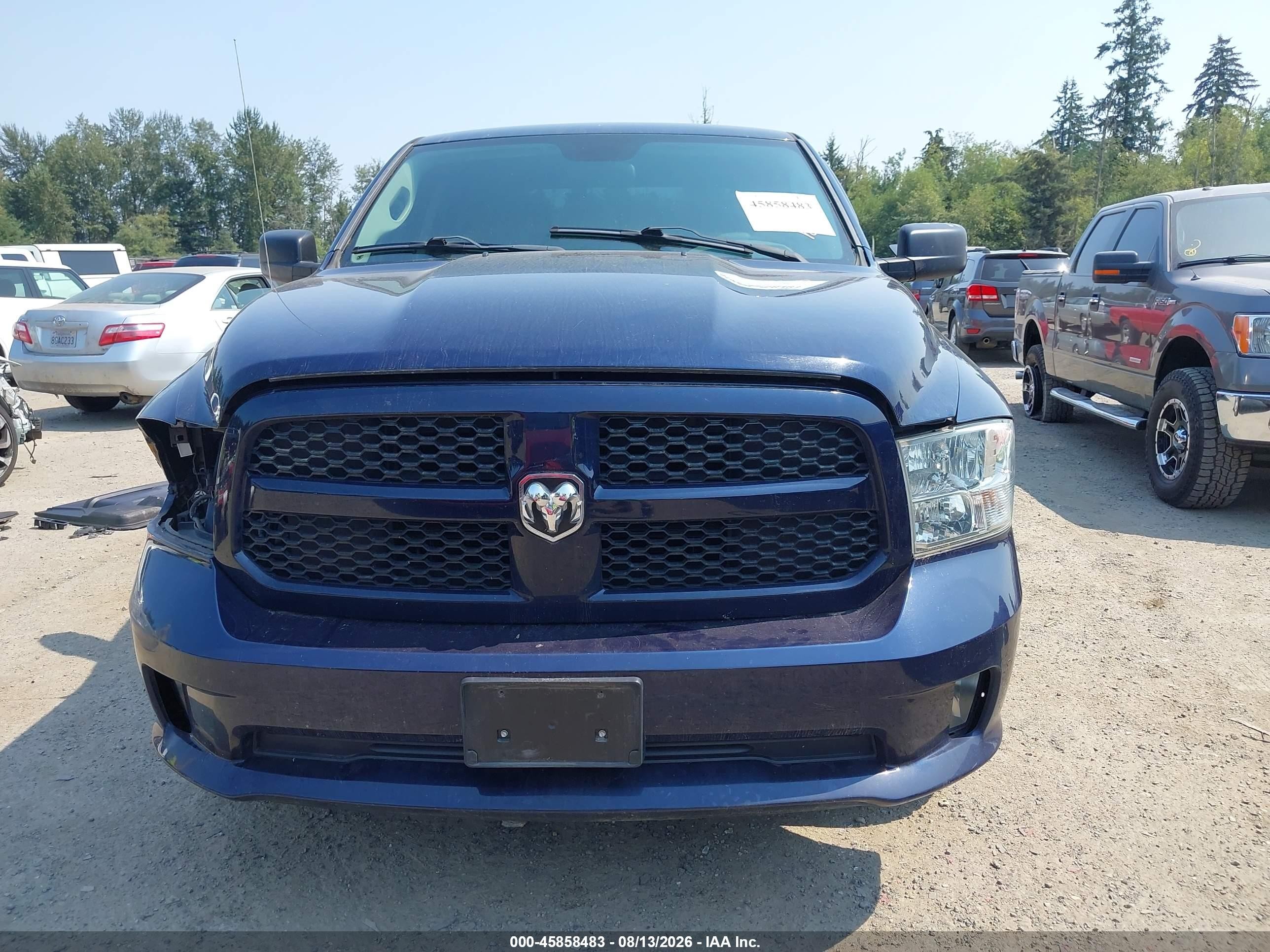 2014 Ram 1500 Express Blue vin: 1C6RR7KTXES381548