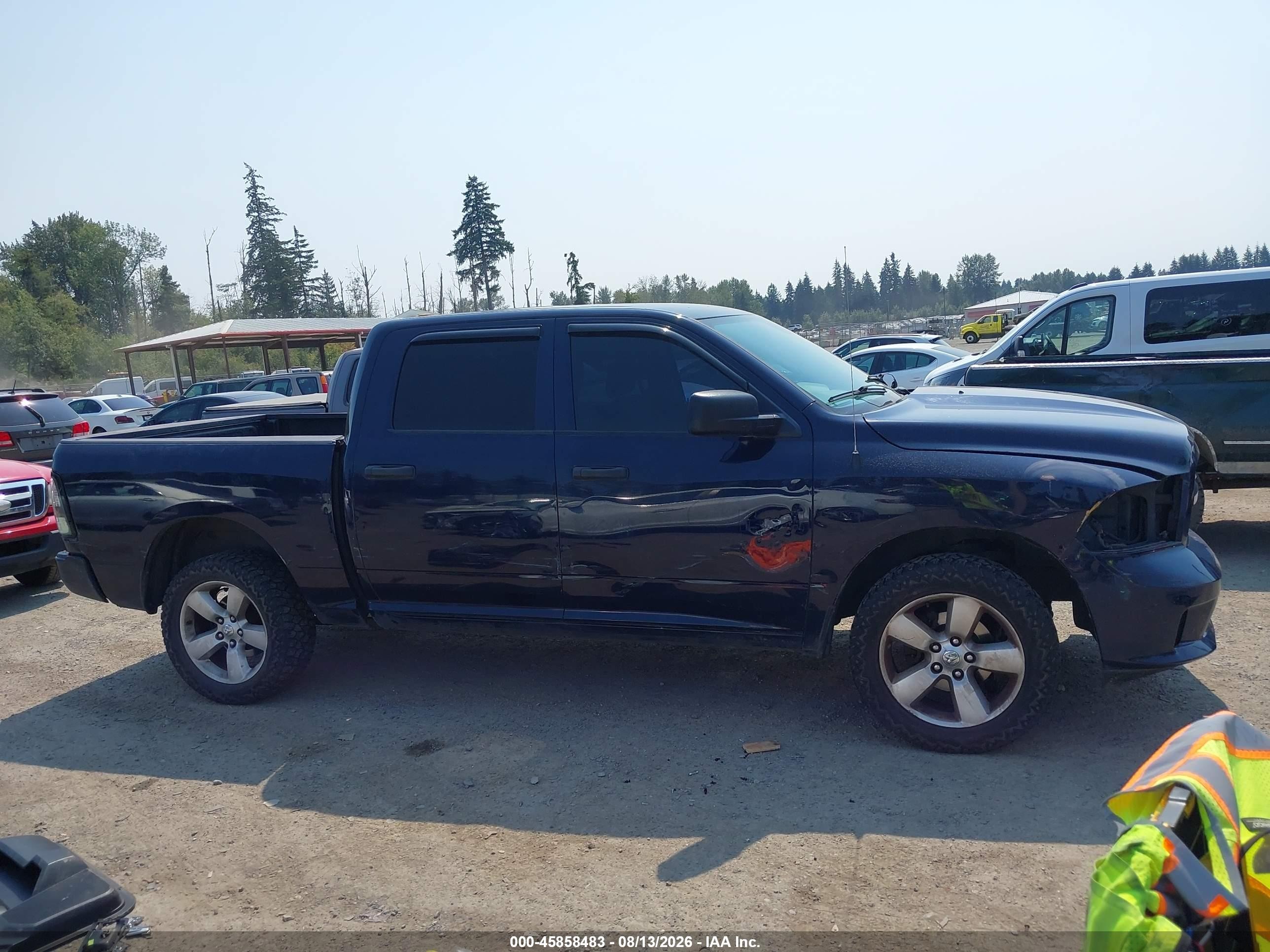2014 Ram 1500 Express Blue vin: 1C6RR7KTXES381548