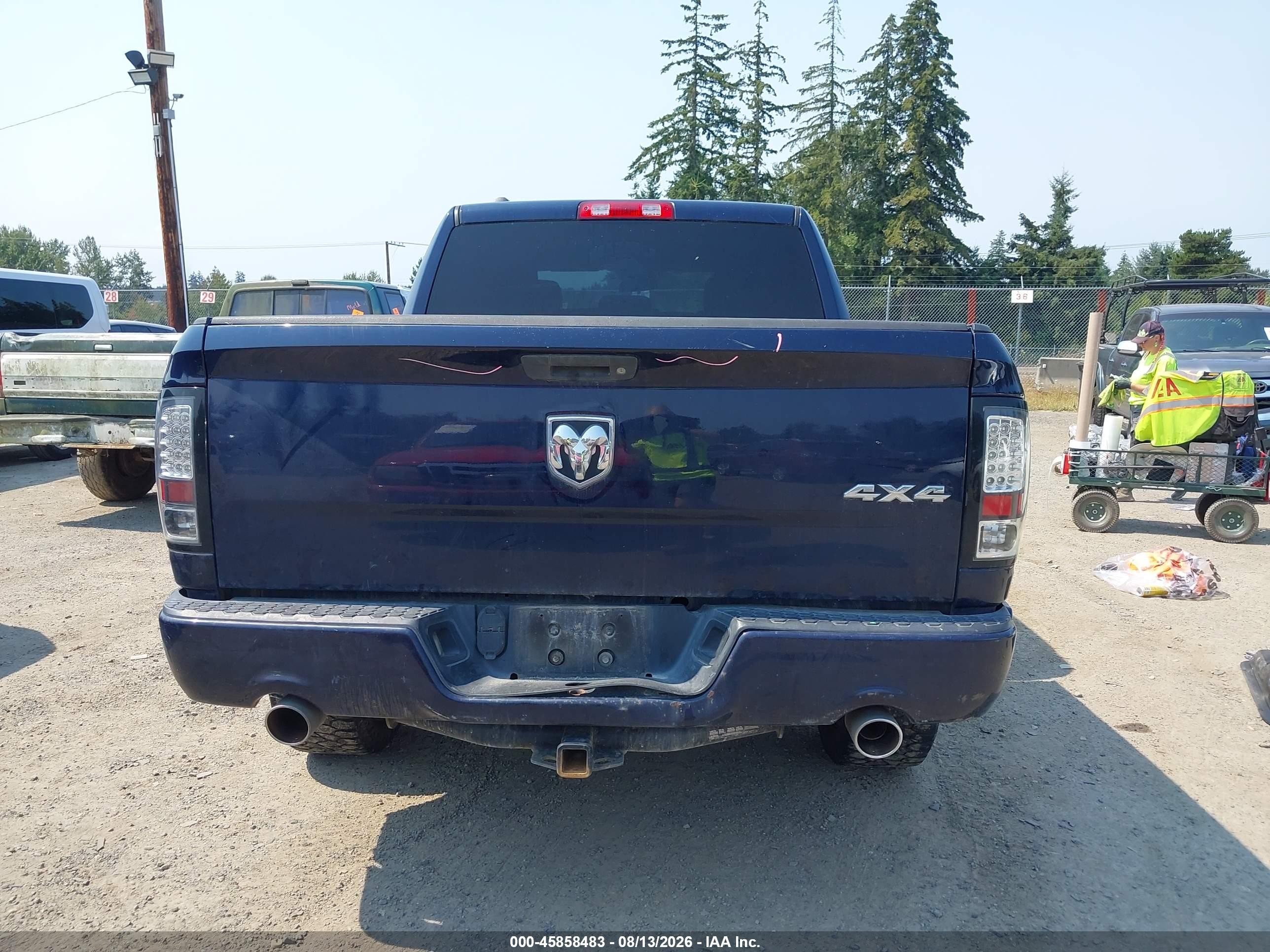 2014 Ram 1500 Express Blue vin: 1C6RR7KTXES381548