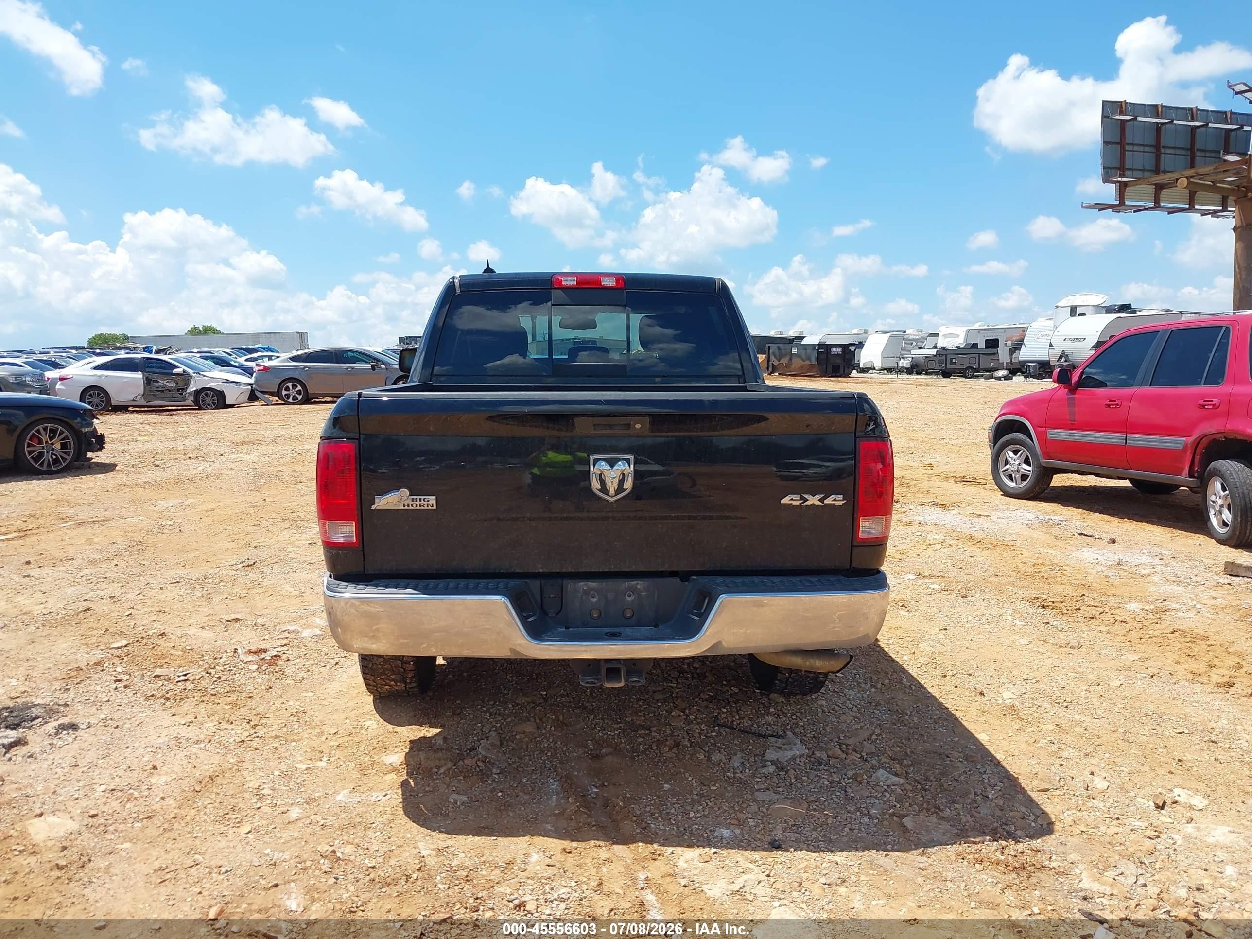 2013 Ram 1500 Slt Черный vin: 1C6RR7LG0DS720317