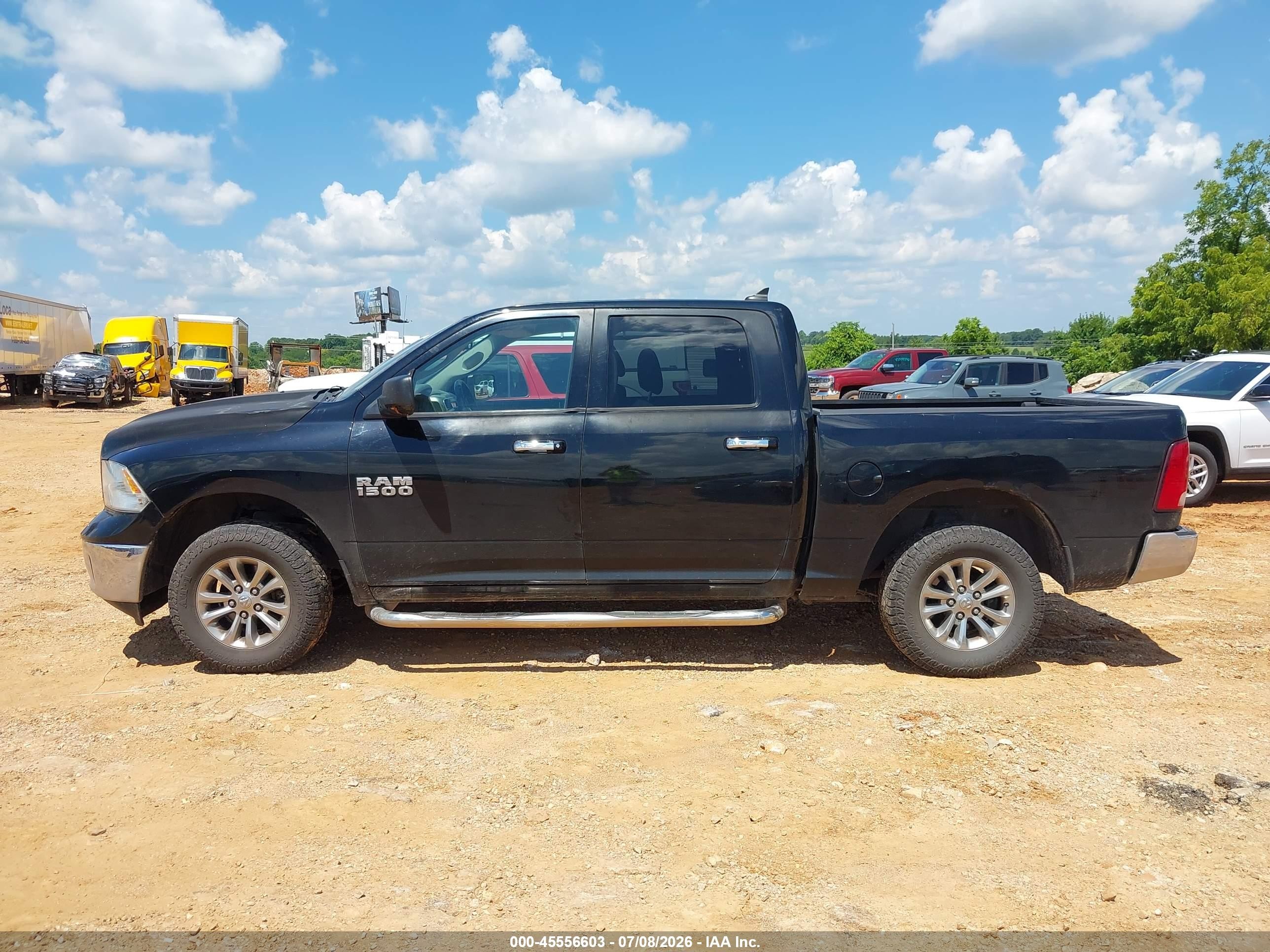 2013 Ram 1500 Slt Черный vin: 1C6RR7LG0DS720317