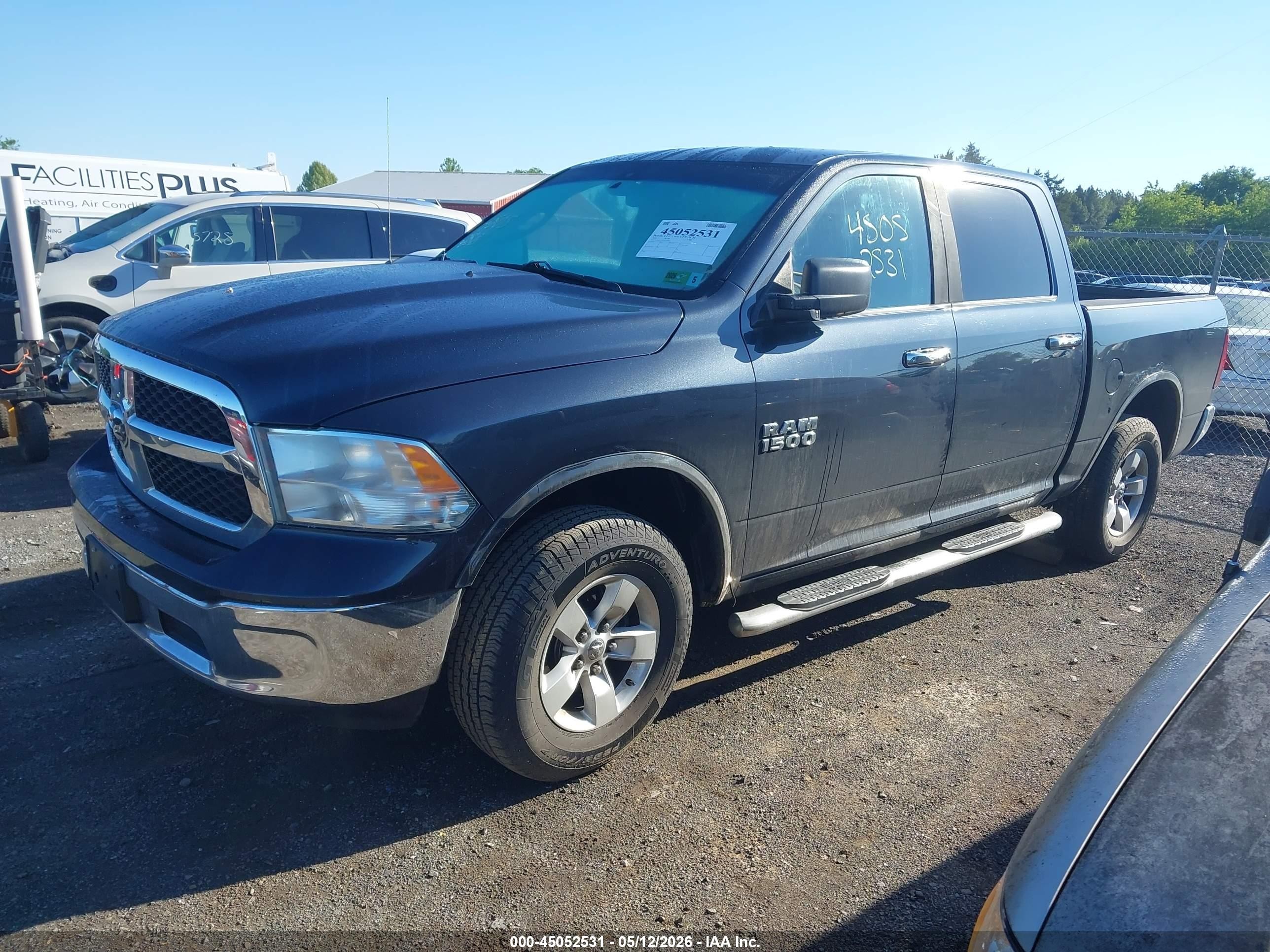 2014 Ram 1500 Slt Black vin: 1C6RR7LG0ES159697